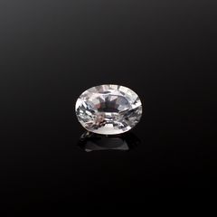 カラーレスサファイア スリランカ産 0.43ct[240527479]5.1x3.8mm前後