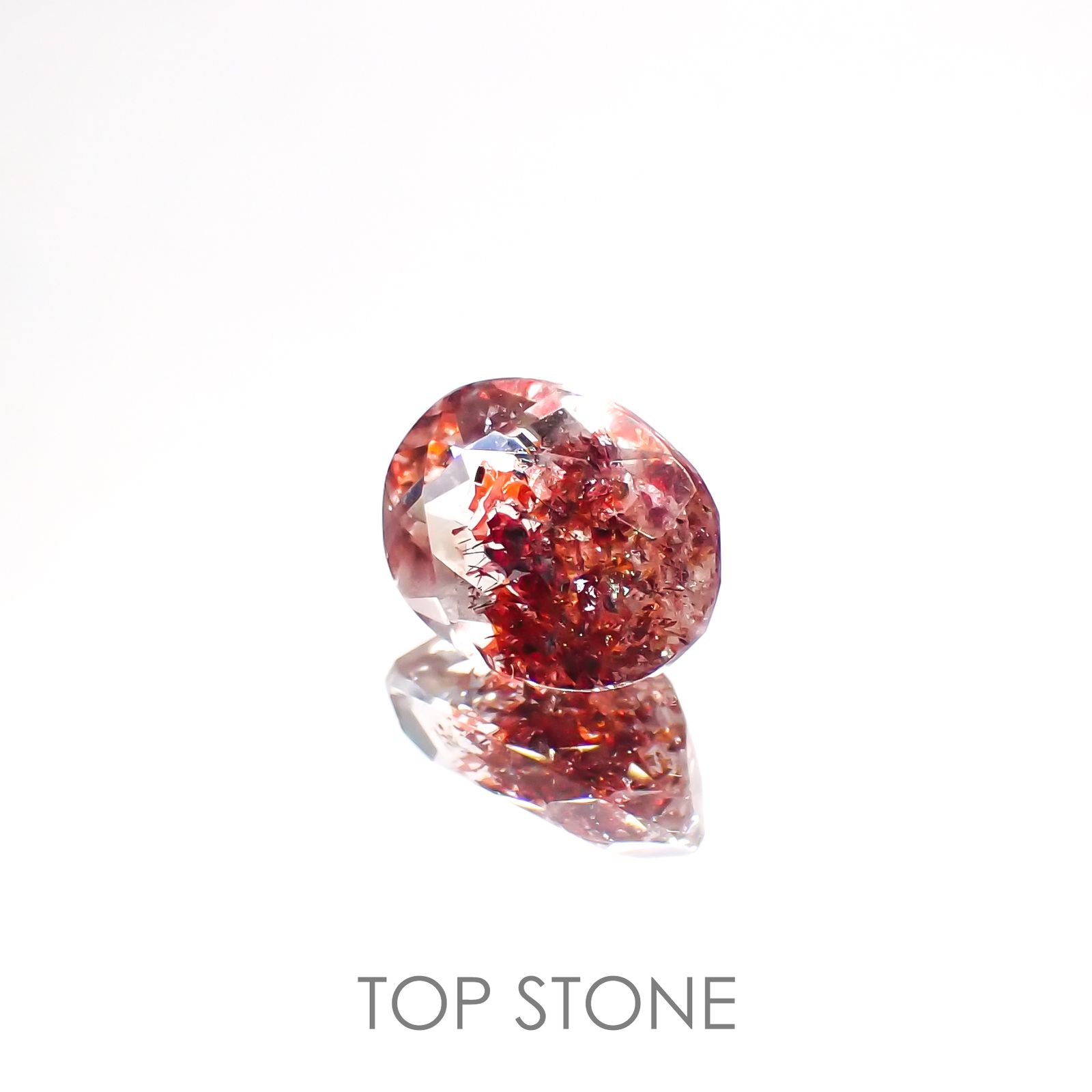 ファイヤークォーツ ナイジェリア産 1.98ct[220114746]9.3x7.1mm前後