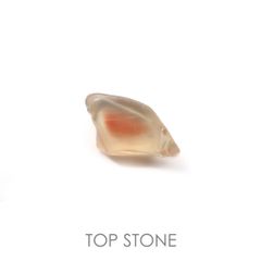 オレゴンサンストーン 原石スライス磨き アメリカ・オレゴン州産 5.88ct[220918002]15.9x8.5mm前後
