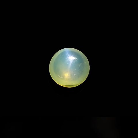 クリソベリルキャッツアイ スリランカ産 0.22ct[221018244]3.4x3.3mm前後