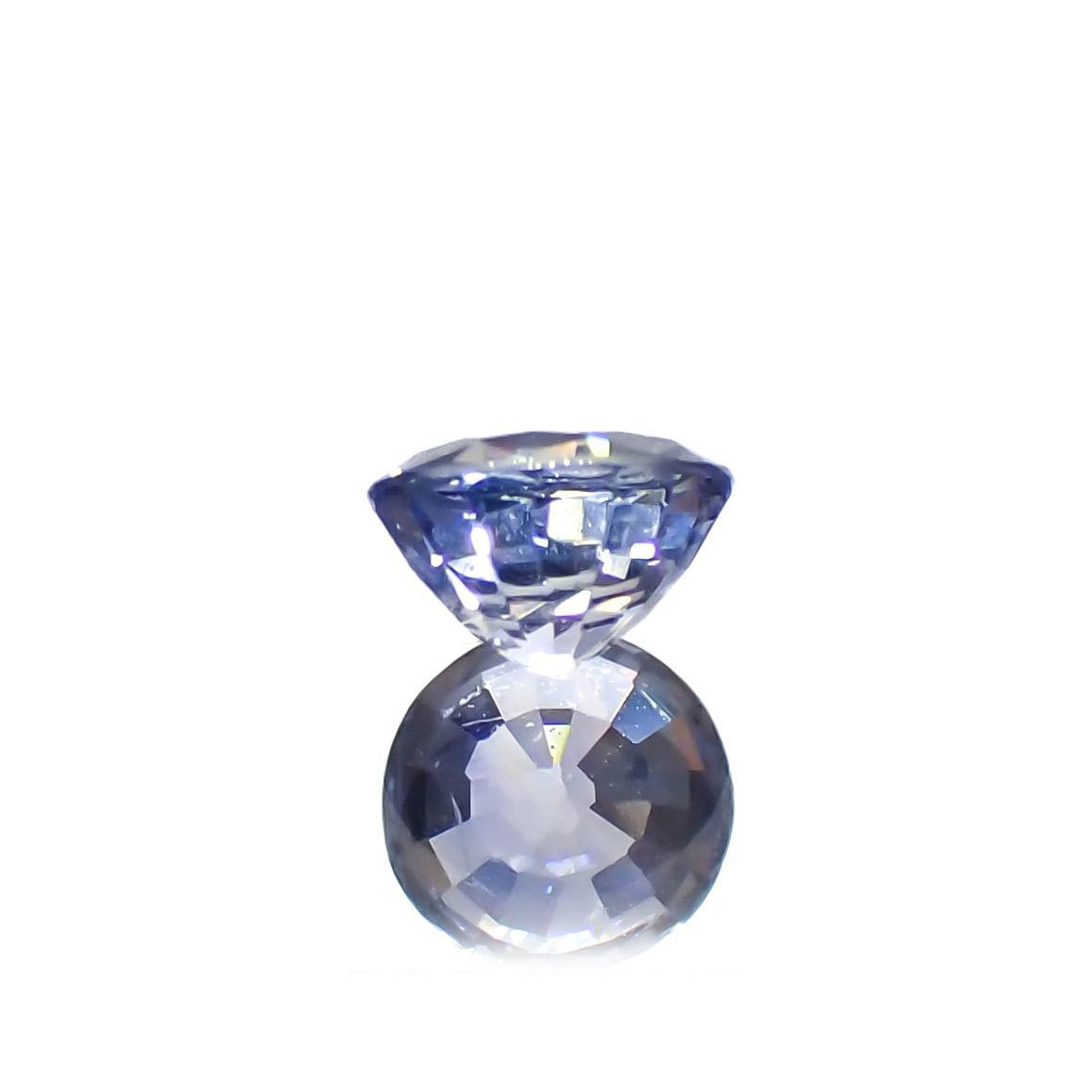 アイスブルーサファイア(宝石名サファイア)スリランカ/マダガスカル産 0.30ct 識別済[230119938]3.9x3.9mm前後