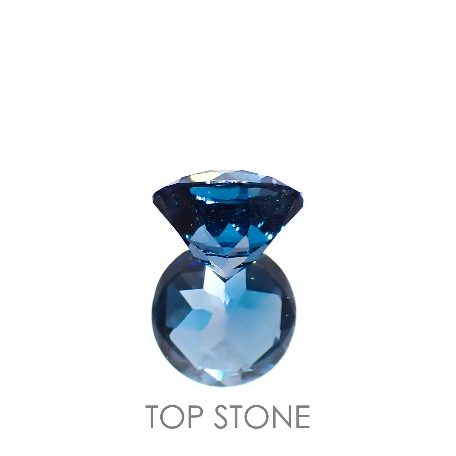 ロンドンブルートパーズ ブラジル産 1.57ct[221219296]7x7mm前後