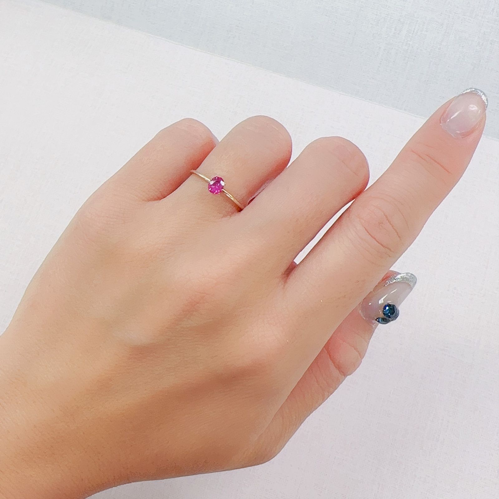 ルビー ビルマ/モザンビーク産 0.27ct[230622355]4.5x3.7mm前後