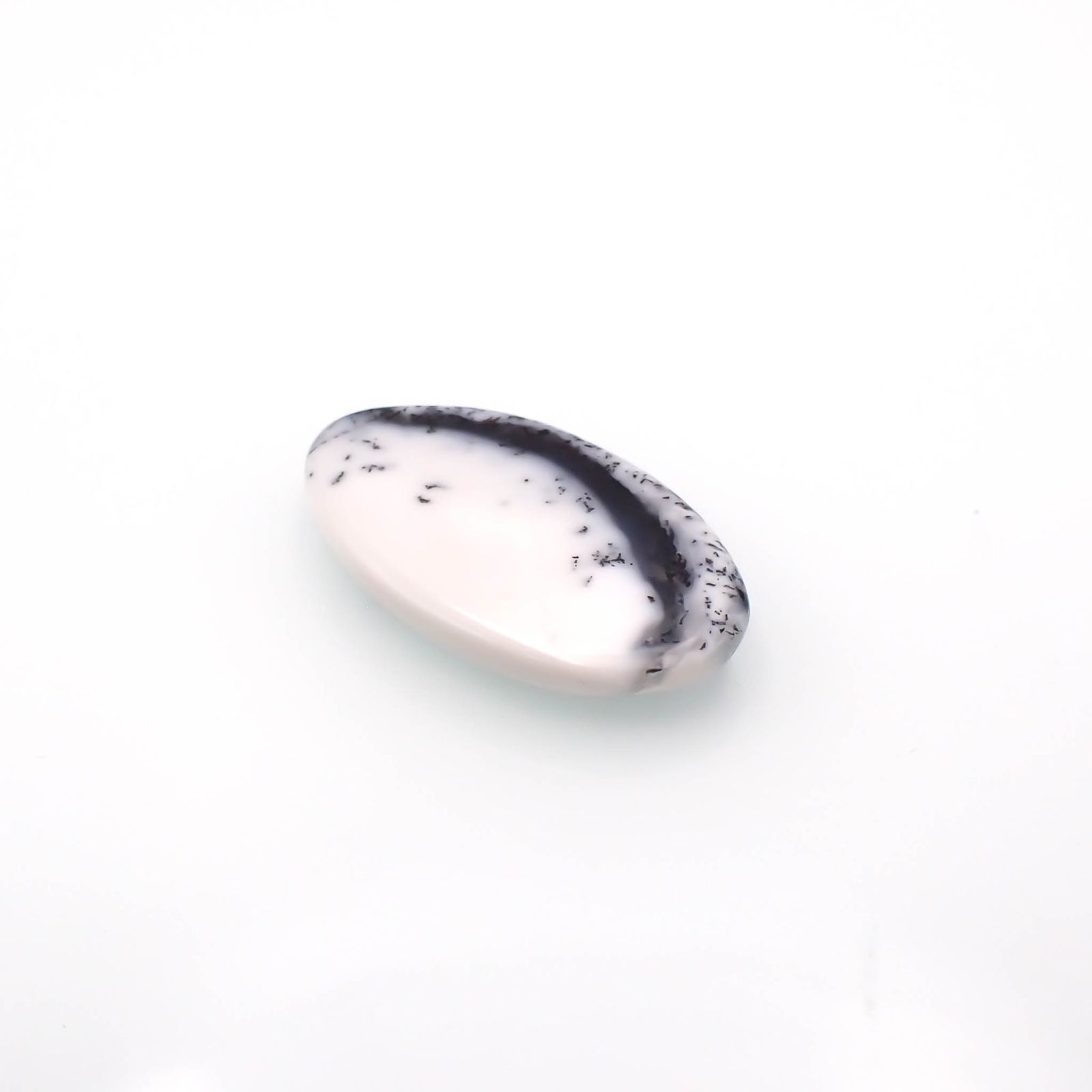 デンドリチックオパール ブラジル産 28.57ct[230722767]34.3x19.3mm前後