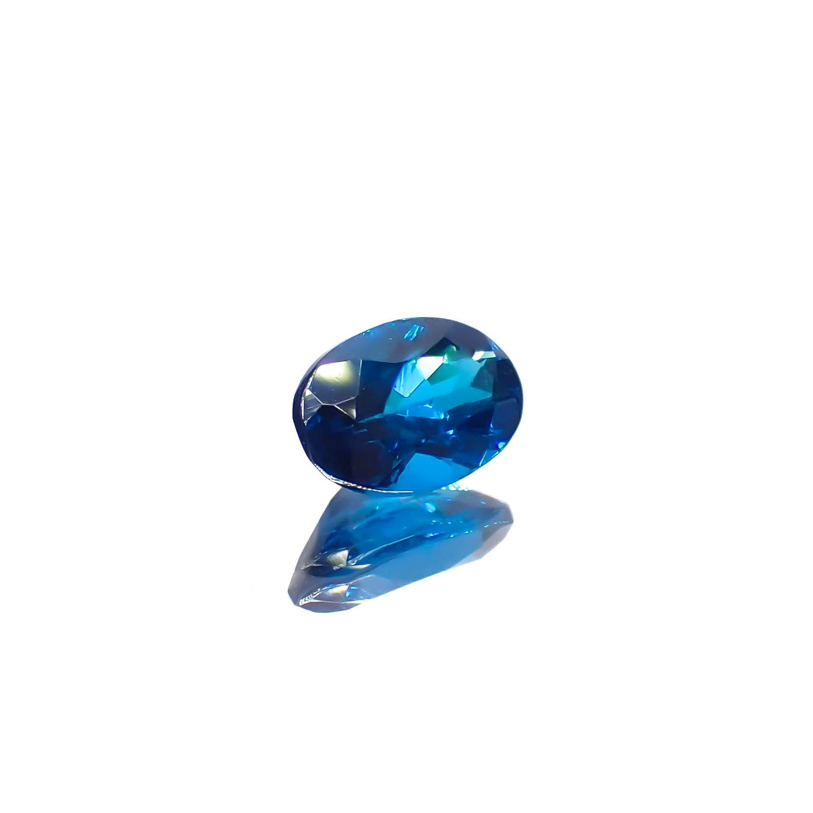 ディープブルーアパタイト  マダガスカル産 0.43ct[230421664]5.8x3.8mm前後