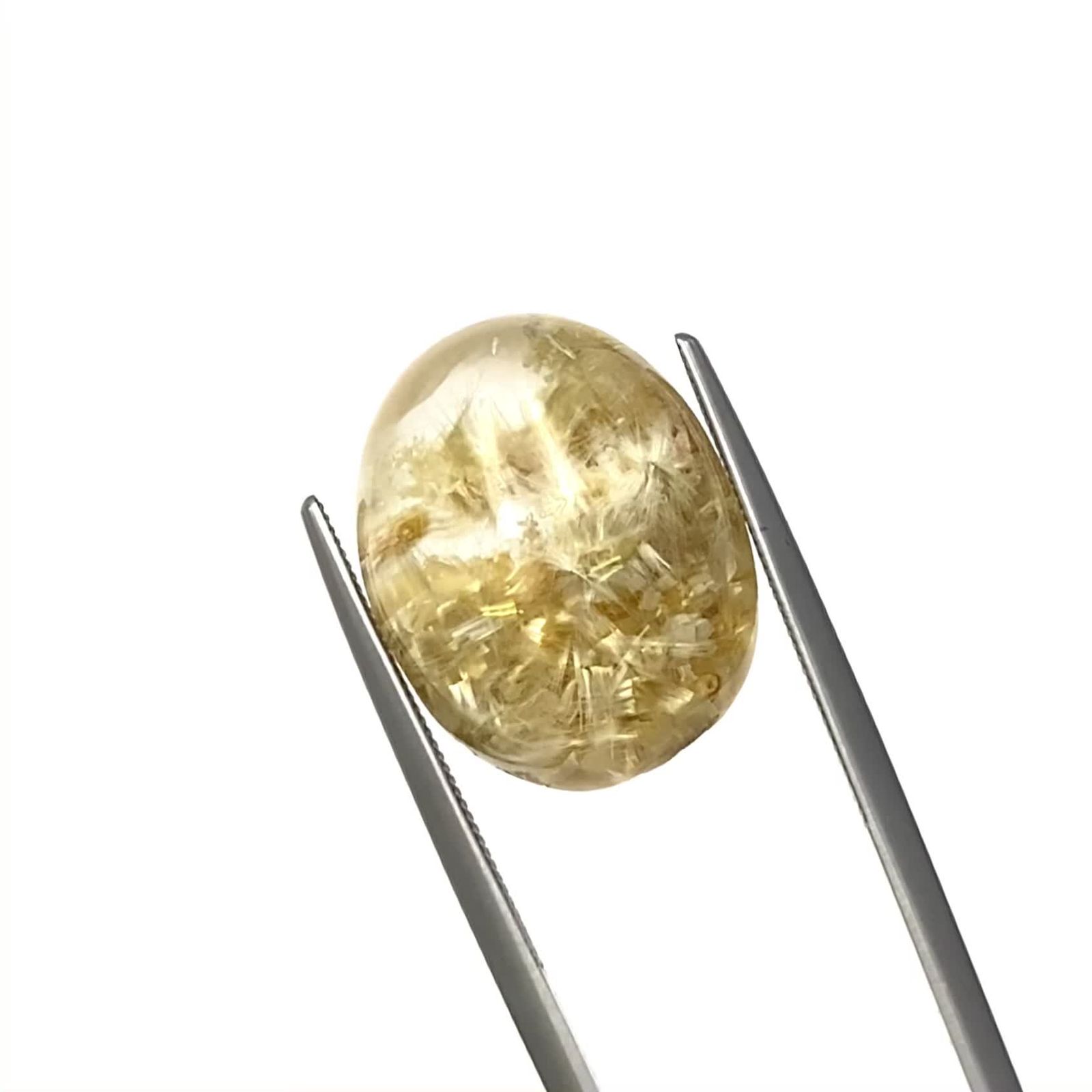 フラワールチルクォーツ ブラジル産 18.48ct / 13.1x9.1mm前後