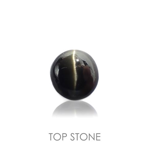 コーネルピンキャッツアイ(宝石名コーネルピン・キャッツアイ)スリランカ産 1.26ct 識別済[220918103]5.8x5.5mm前後