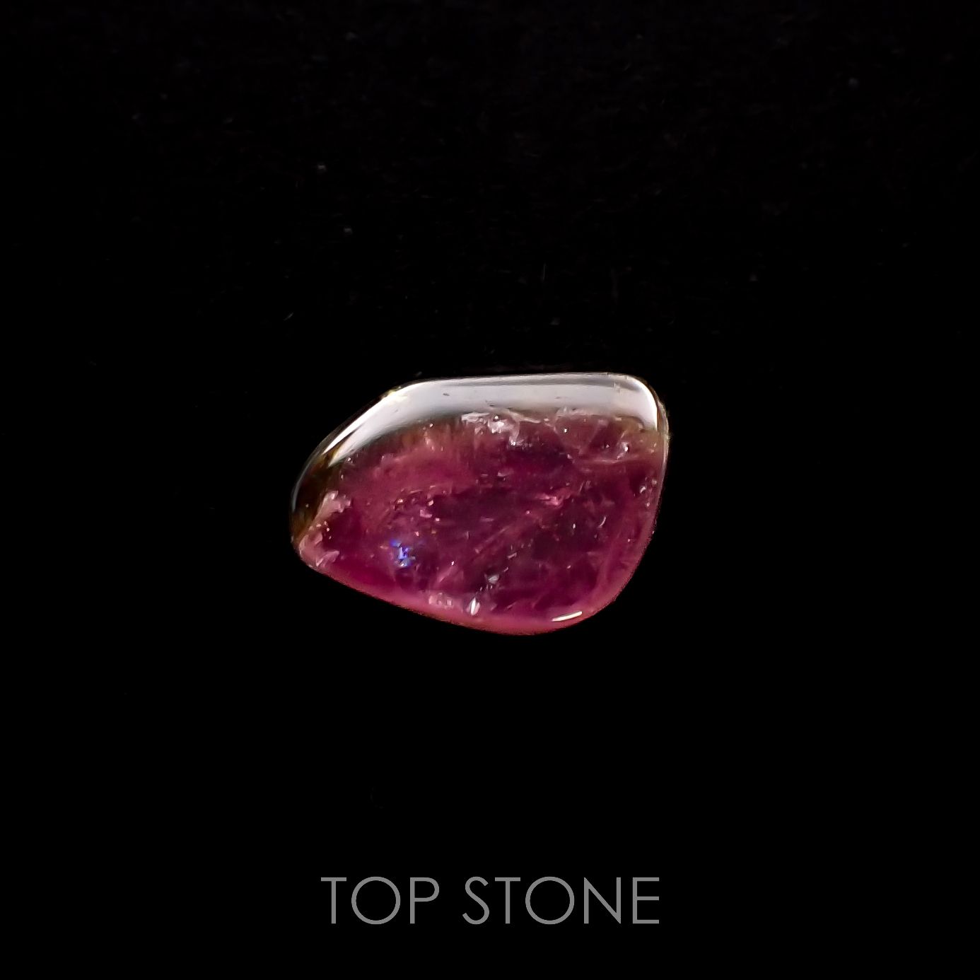 ウォーターメロントルマリン 原石スライス  ブラジル産 4.39ct[221018622]12.6x8.2mm前後