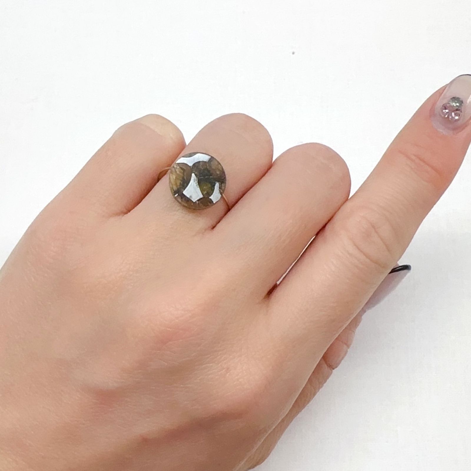 パラサイト隕石Sericho トリプレット 発見地:ケニア 4.02ct[240125713]12x12mm前後