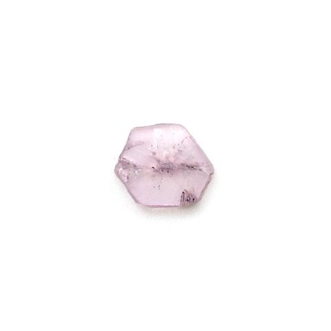 トラピッチェピンクサファイア 原石スライス パキスタン・カシミール地方産 0.72ct[240627855]6.8x6.5mm前後