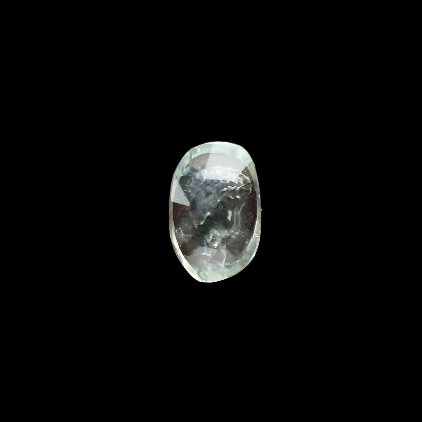 ◇ローズカット◇バナジウムコーネルピン(宝石名コーネルピン)タンザニア・タンガ州産 1.01ct 識別済[220115548]7.7x5.1mm前後