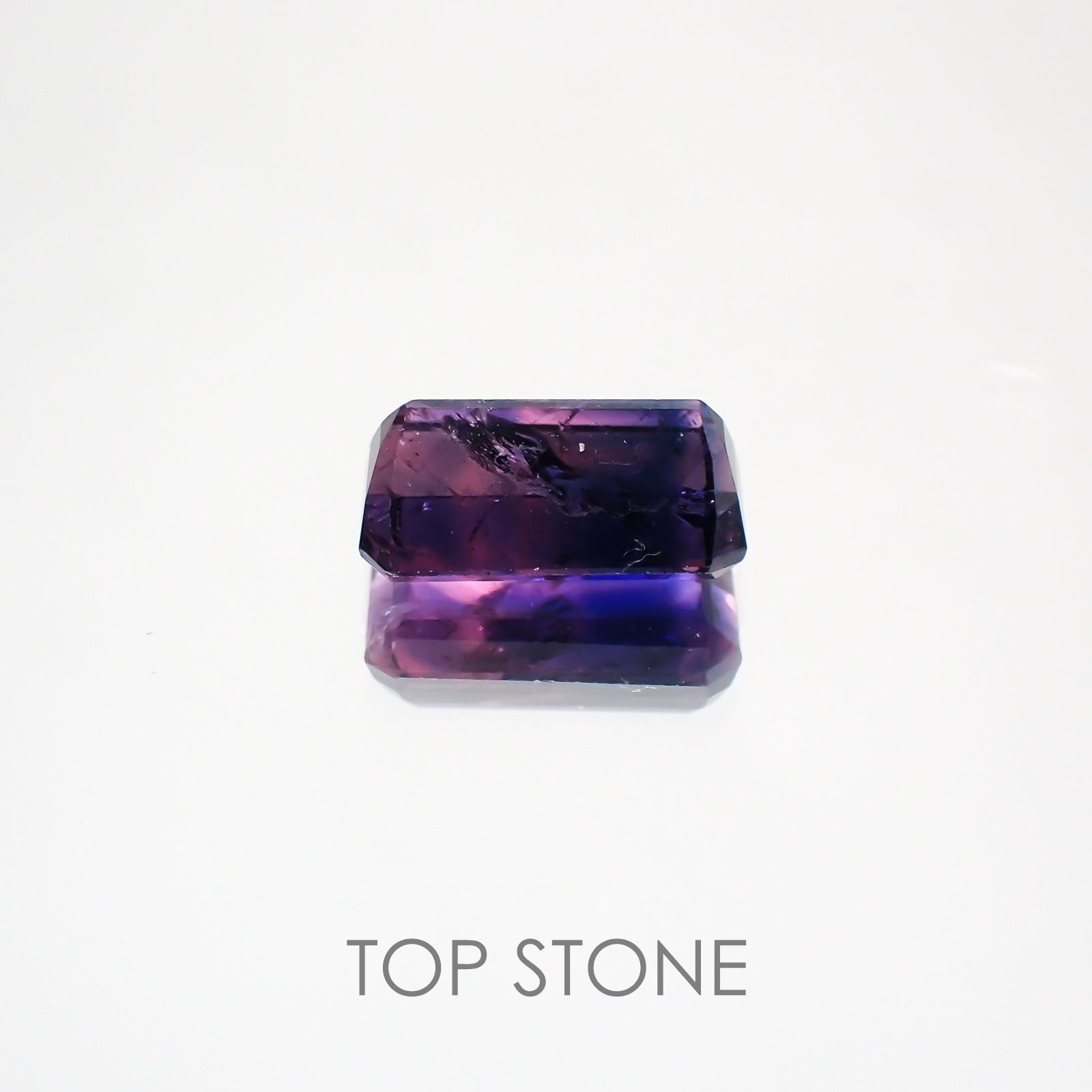 パーティカラーサファイア 非加熱(宝石名パーティカラード・サファイア) タンザニア産 1.508ct ソ付(彩珠)[210710612]7.8×4.6mm前後