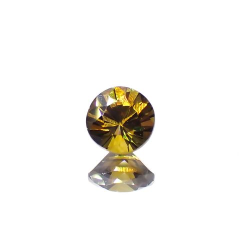 アンドラダイトグロッシュラーガーネット(宝石名アンドラダイト/グロッシュラー・ガーネット)ナミビア産 0.39ct 識別済[231224551]4.2x4.2mm前後