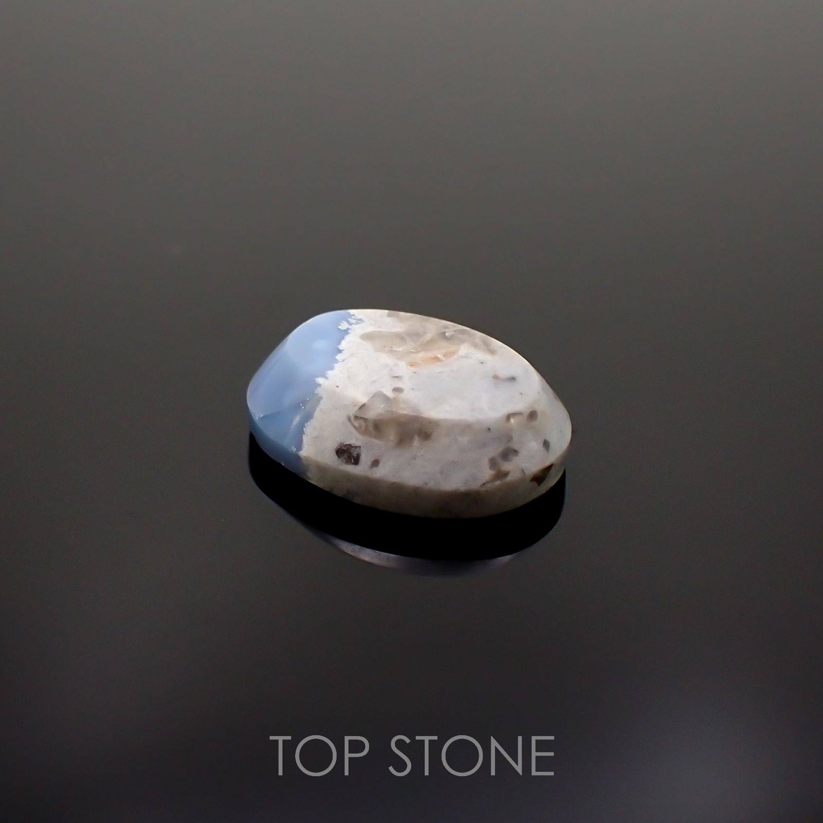 マトリックスブルーオパール アメリカ・オレゴン州産 4.31ct[220917817]13.6x10mm前後