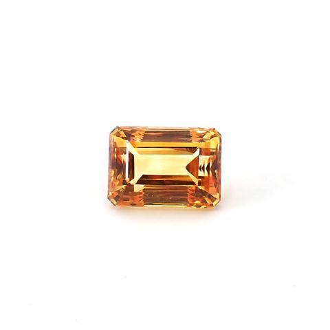 シトリン(宝石名シトリン)ブラジル産 識別済 22.38ct / 18.2x13mm前後 [251231390]