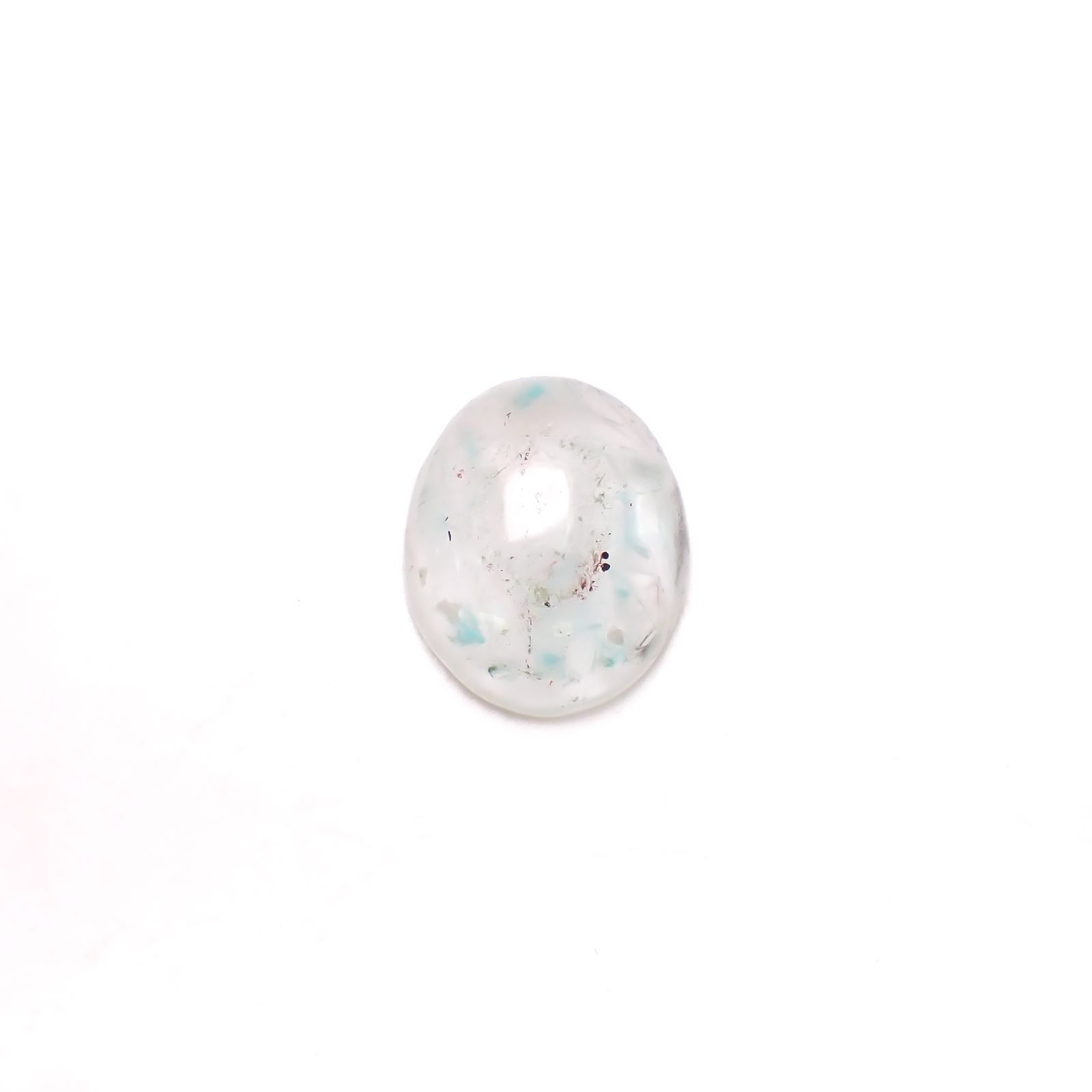 アホイトインクォーツ 南アフリカ・メッシーナ鉱山産 11.49ct [241029317]17.7x14.6mm前後