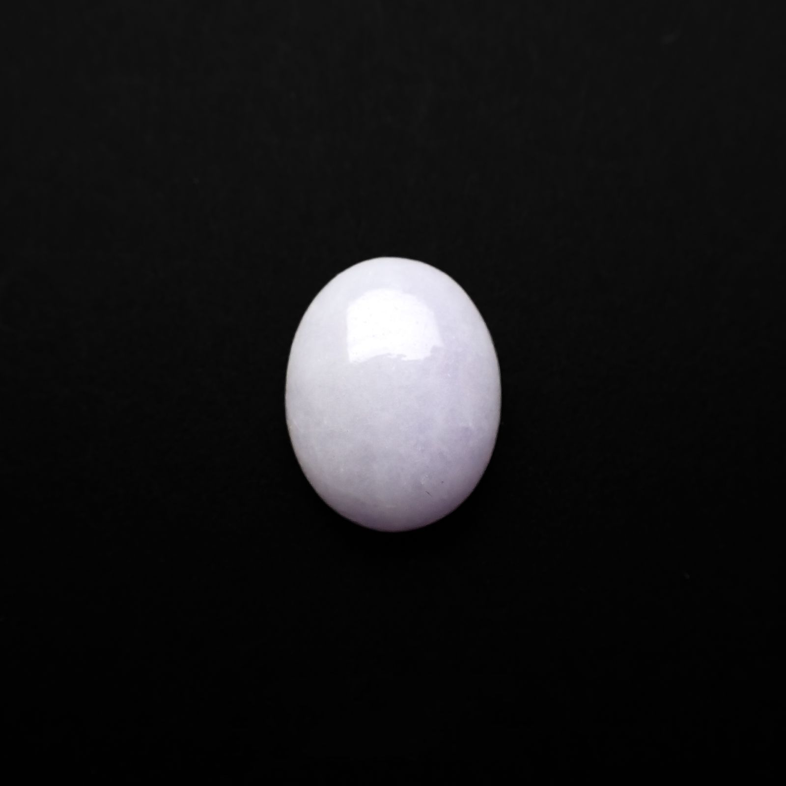 ラベンダー翡翠 ビルマ産 7.80ct[221219373]14.2x11mm前後