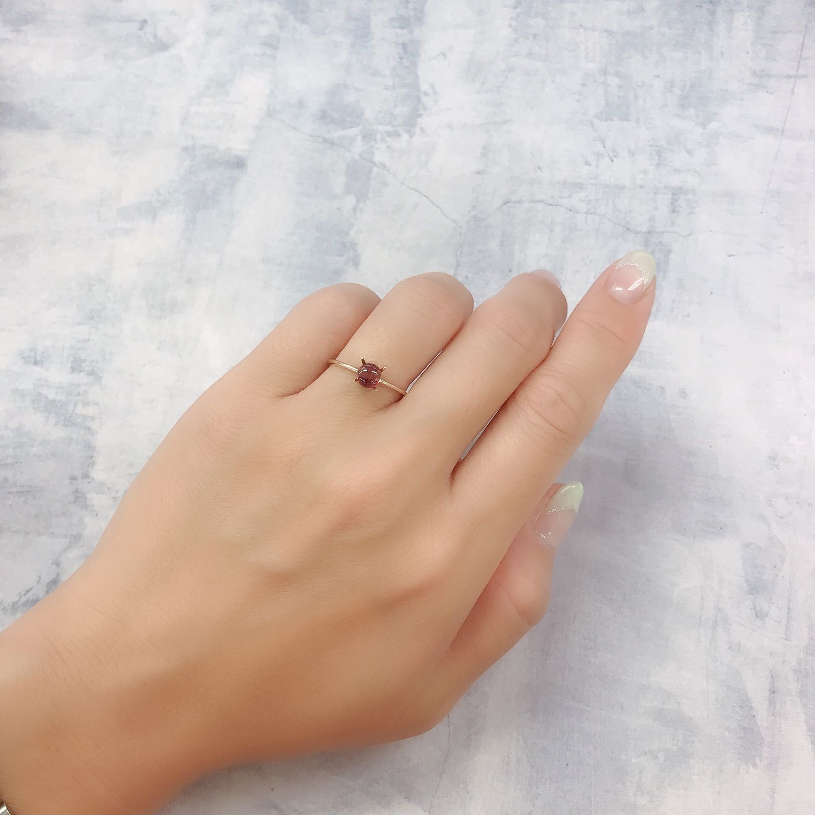 バイカラートルマリン コンゴ民主共和国/アフリカ産 0.59ct[220817345]5.1x5.1mm前後