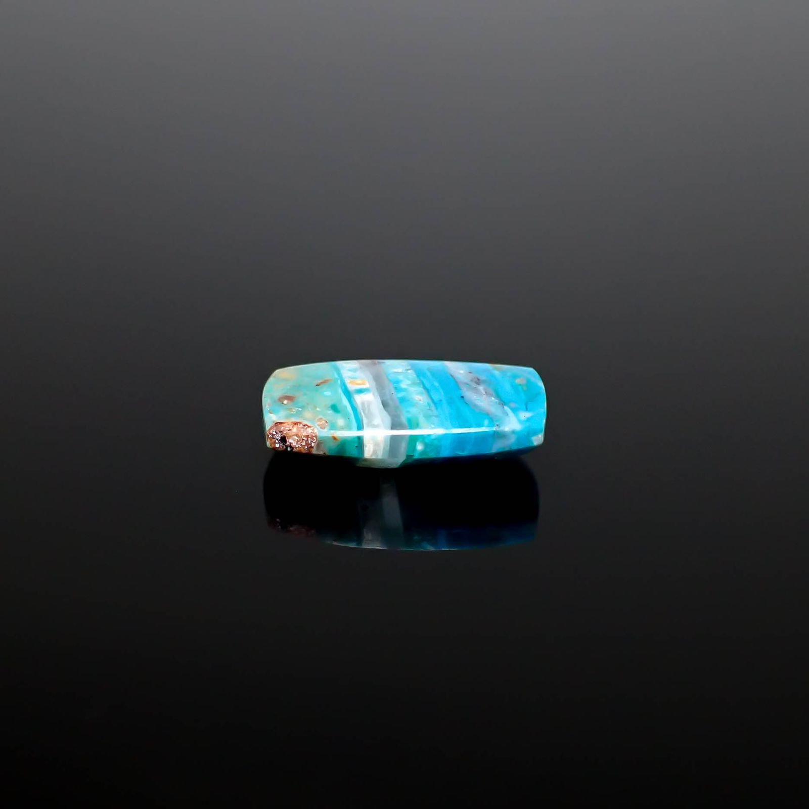 ブルーオパール ペルー産 4.32ct [250330140]15.6x9.2mm前後