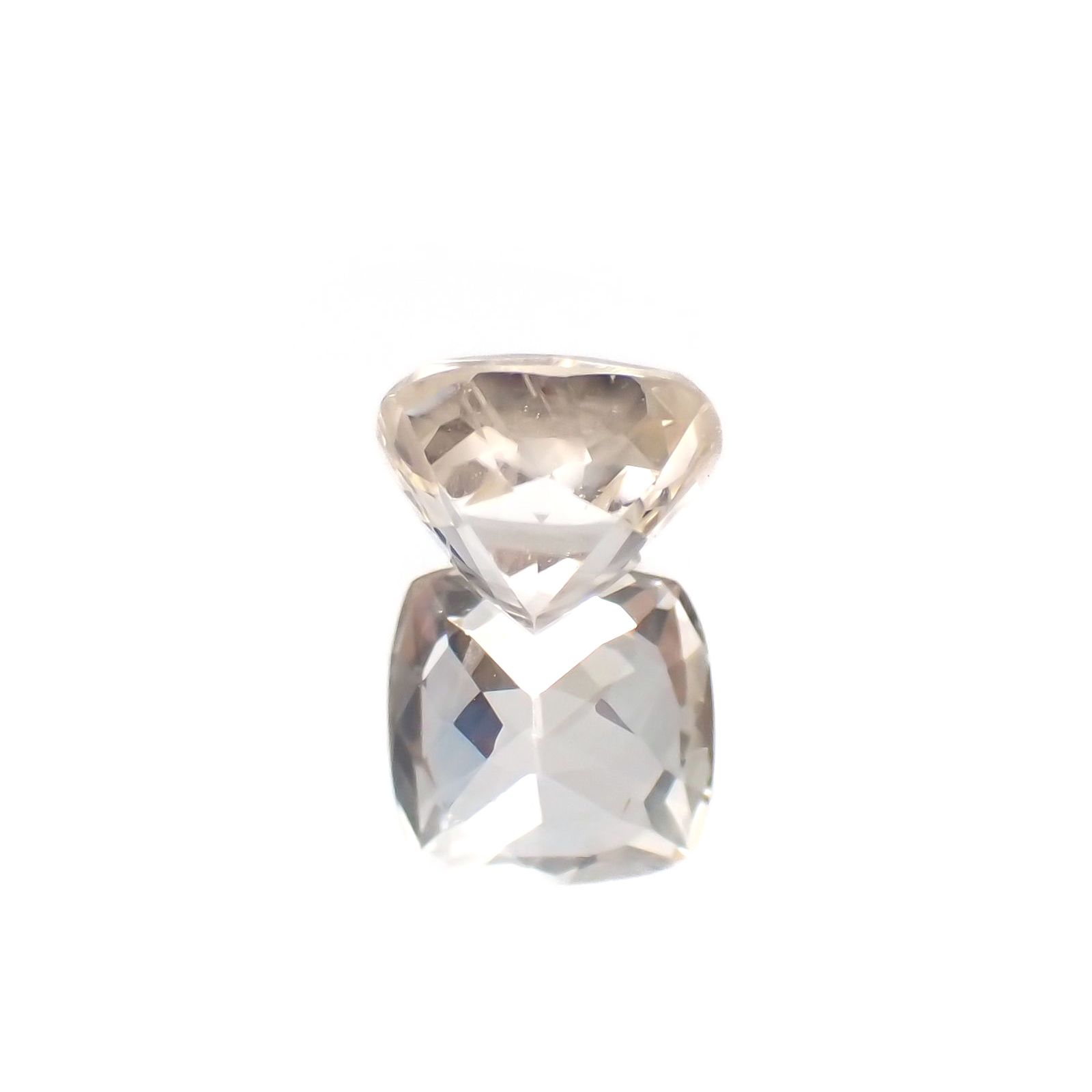 ゴールデンフェナカイト(宝石名ライトイエロー・フェナカイト)ブラジル産 1.128ct ソ付(彩珠)[241018576]6.2x6.1mm前後