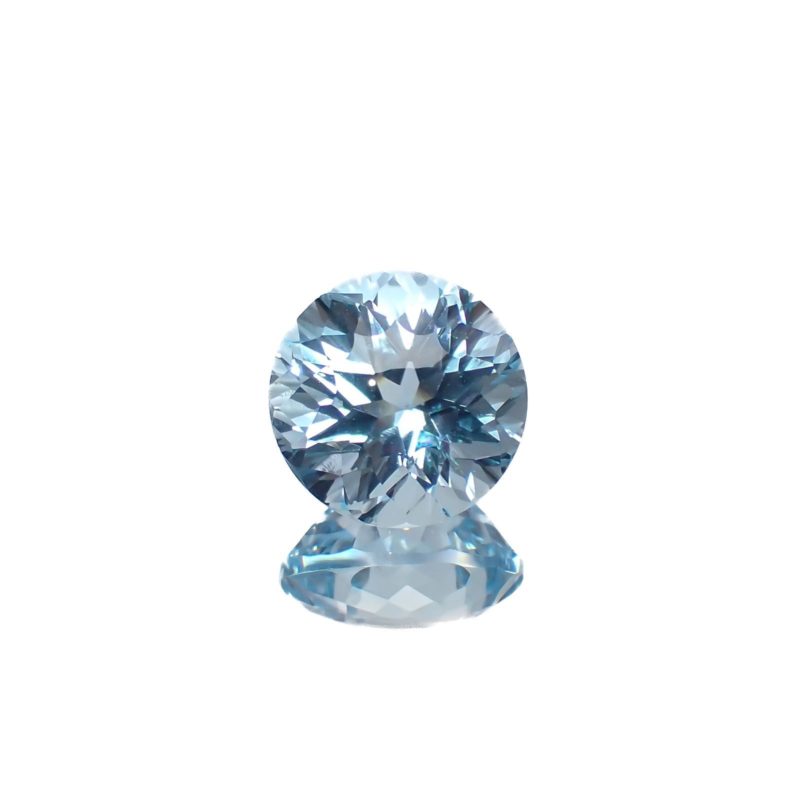 ◇カスタムカット◇ブルートパーズ ブラジル産 5.02ct[221219319]9.9x9.9mm前後