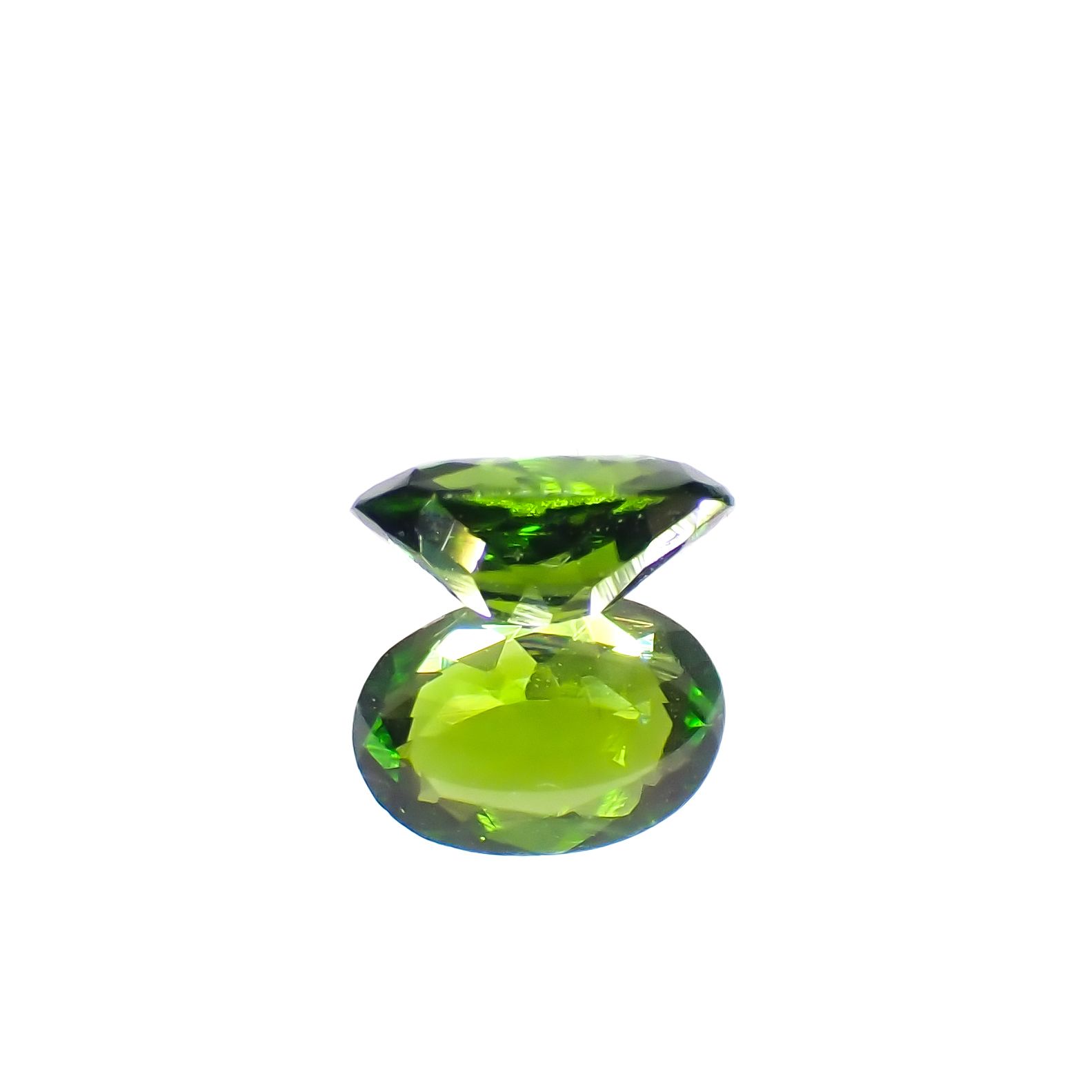 クロムダイオプサイド(宝石名クロム・ダイオプサイド)ロシア産 0.22ct 識別済[231023899]4.9x3.3mm前後