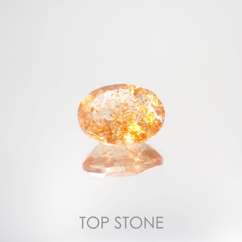 イリュージョンサンストーン インド産 1.73ct[221219255]9.1x7.3mm前後