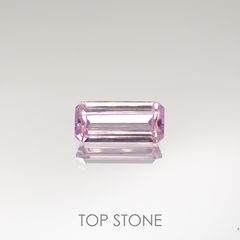 クンツァイト(宝石名クンツァイト)アフガニスタン産 4.37ct 識別済[220115225]13.9x6.4mm前後