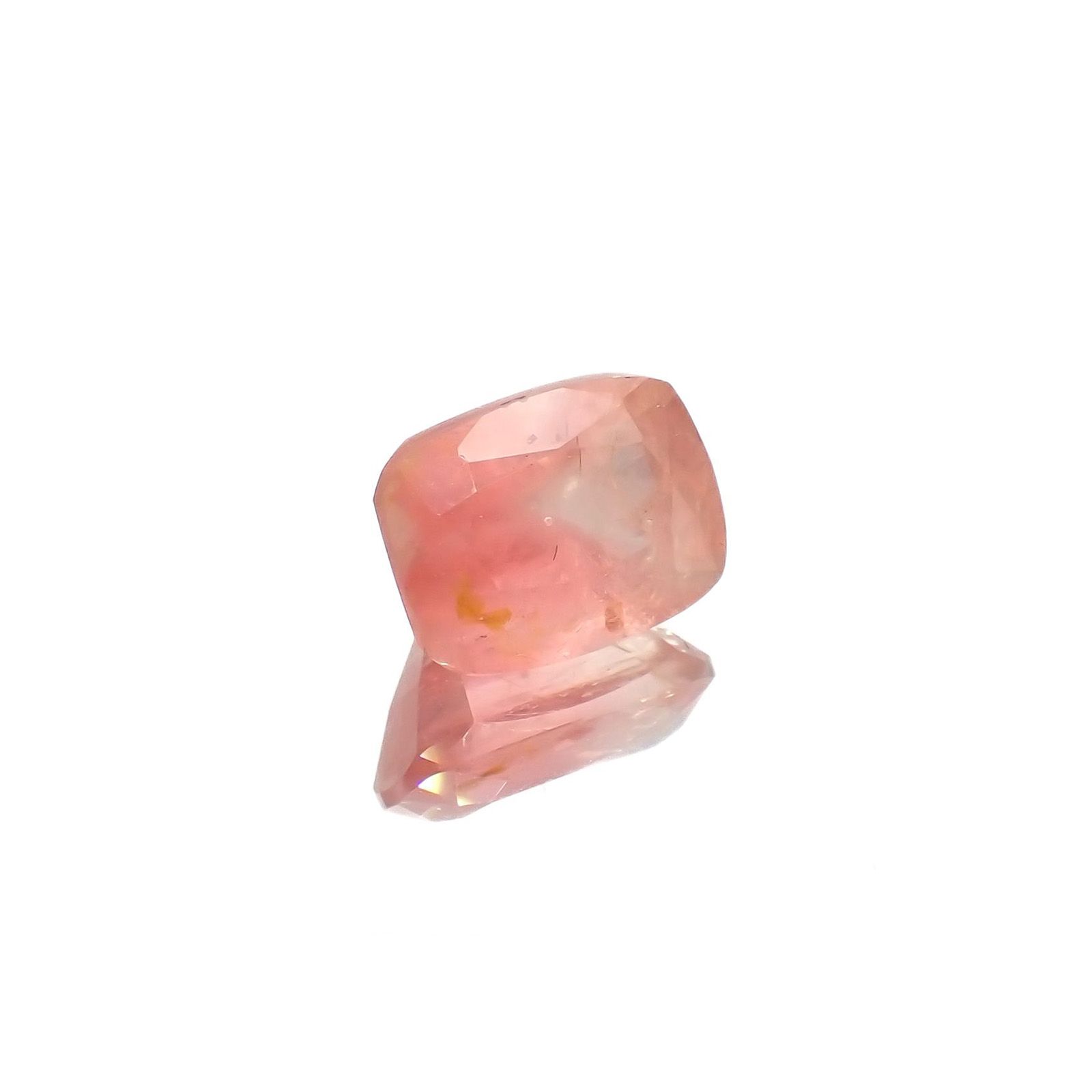 バイカラーピンクユークレース(宝石名バイカラー・ユークレース)ブラジル産 日独鑑付 3.245ct / 9.6x7.1mm前後 [220918078]
