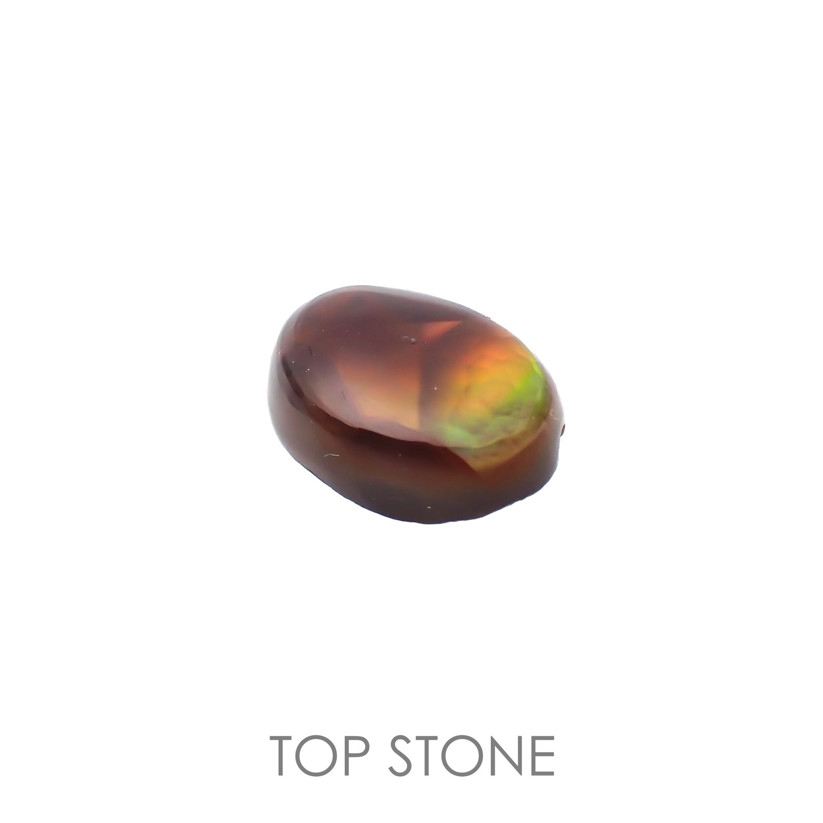 ◇フリーフォーム◇ファイヤーアゲート メキシコ産 4.75ct[220917760]13.2x9.8mm前後