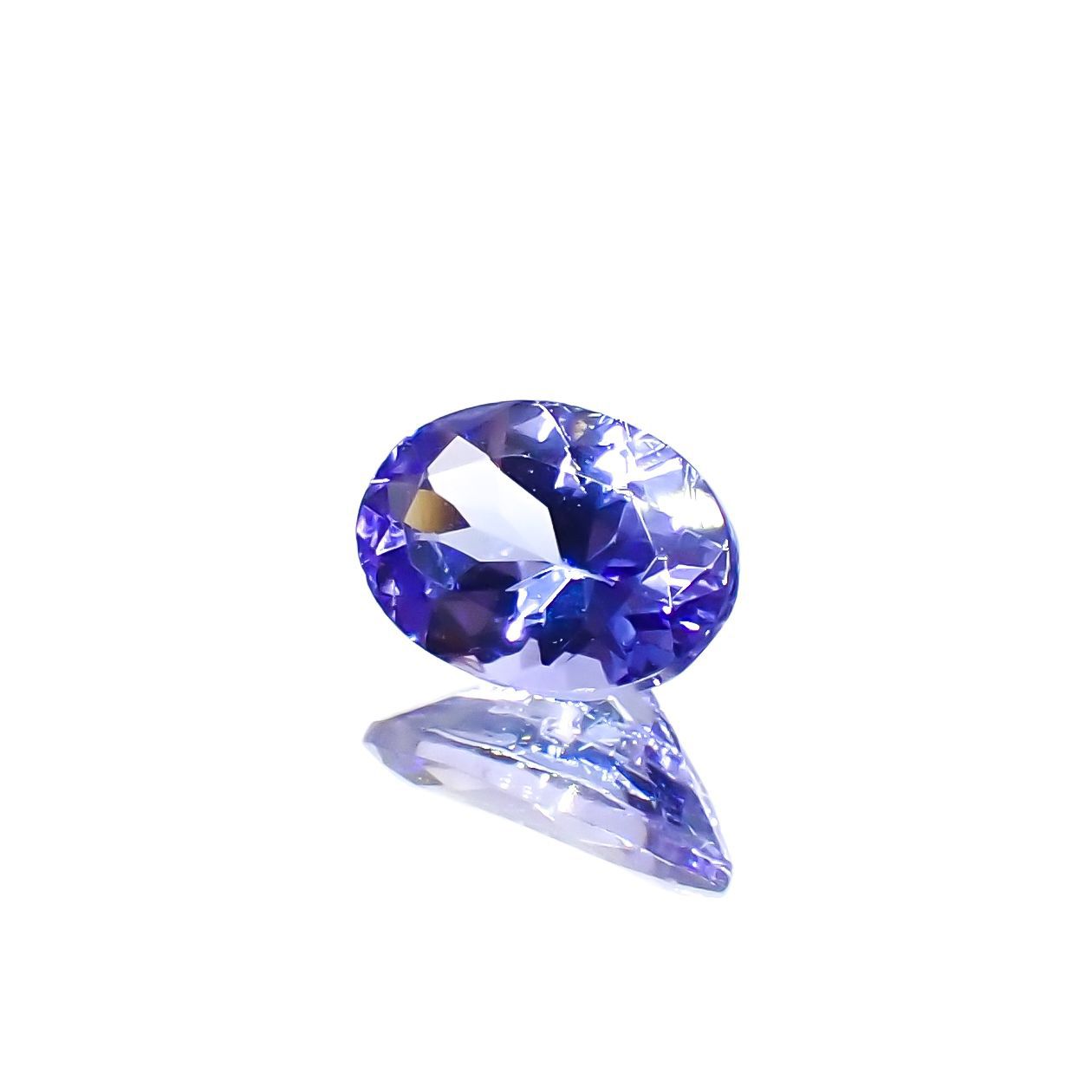 タンザナイト(宝石名タンザナイト)タンザニア産 0.46ct 識別済[230120210]6x4mm前後