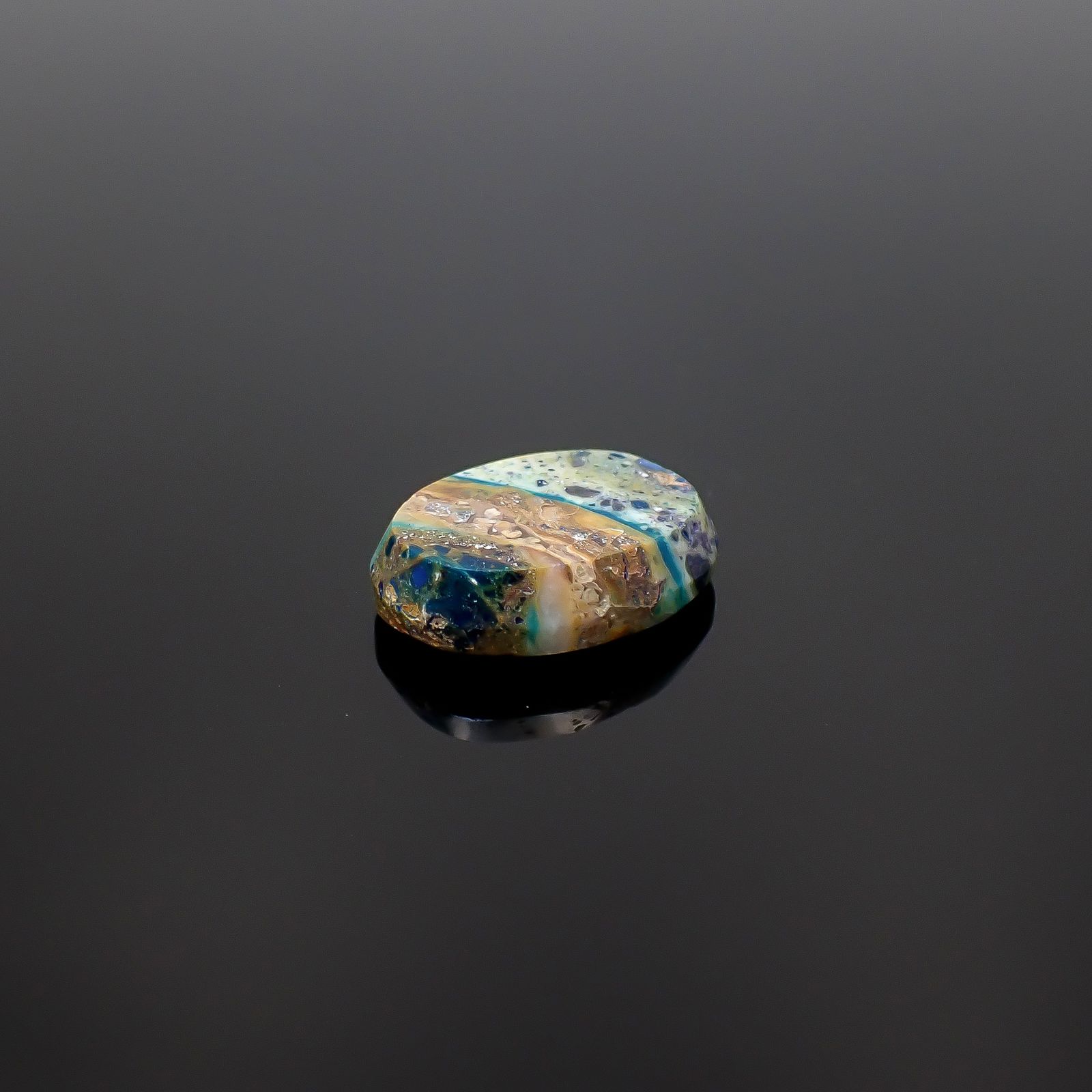 ブルーオパール ペルー産 9.88ct [250730717]19.3x14.3mm前後