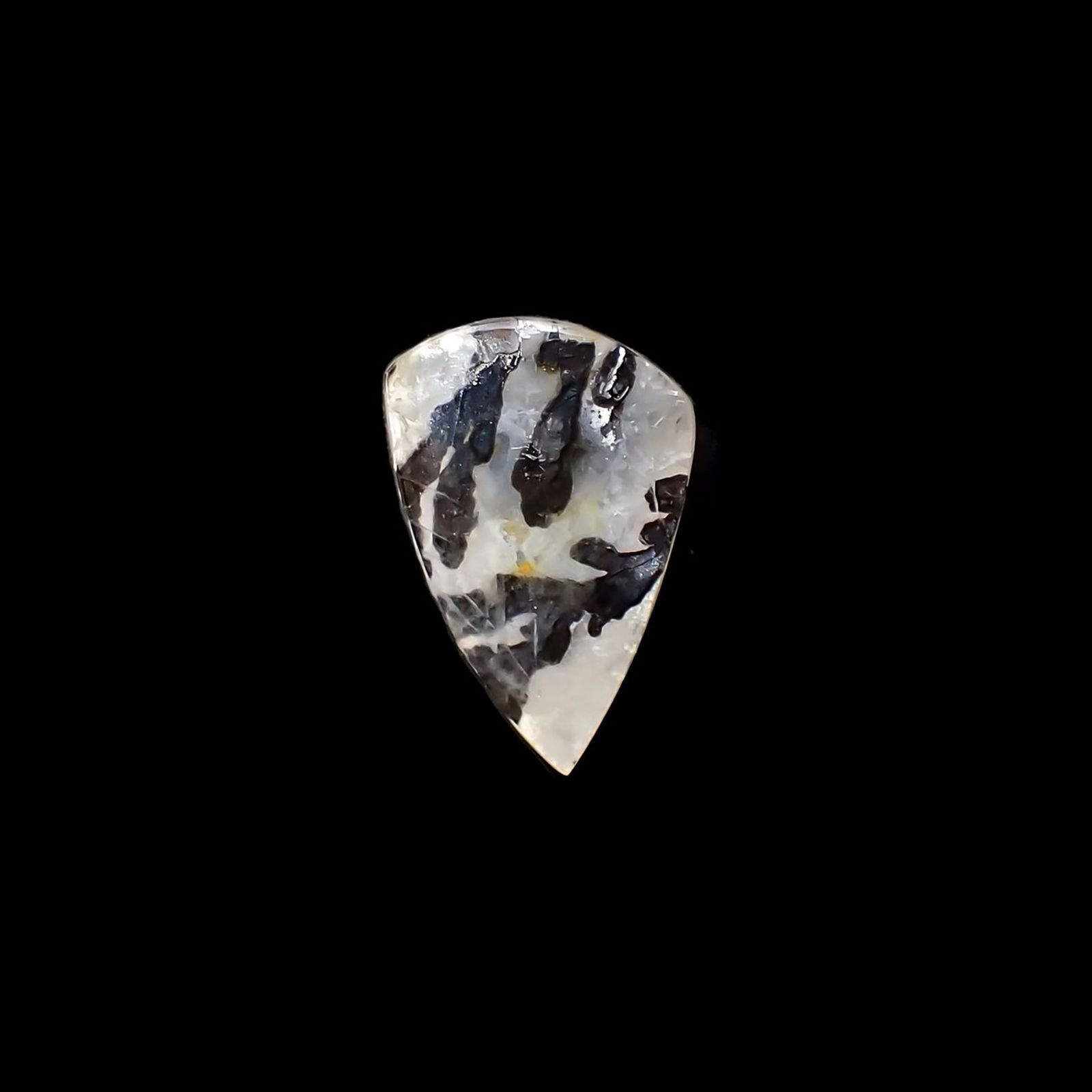 デンドリチッククォーツ ブラジル産 3.45ct / 14.3x9.5mm前後 [260123710]