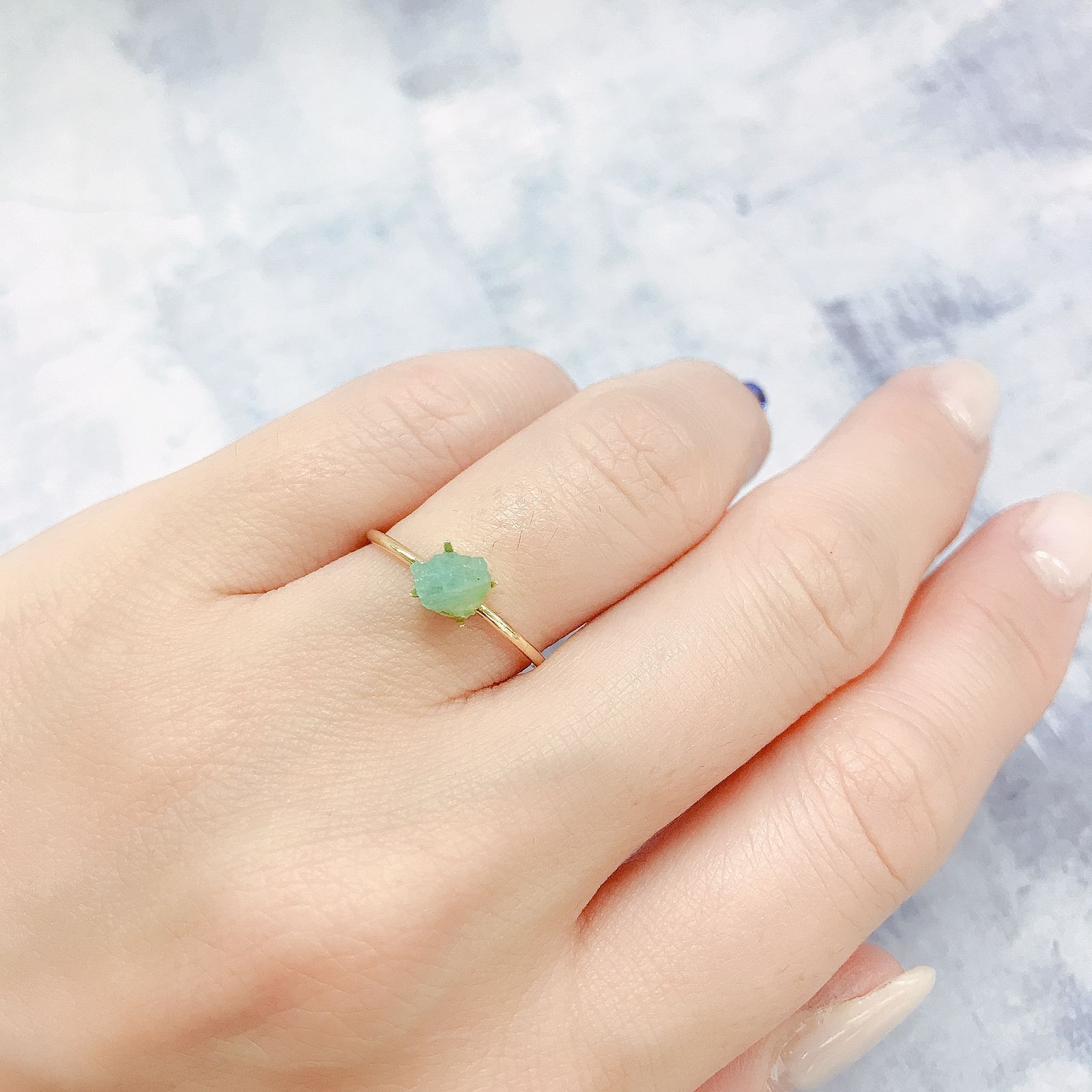 パライバトルマリン 原石 ブラジル・パライバ州バターリャ鉱山産 0.58ct[220516001]5.5x5.1mm前後