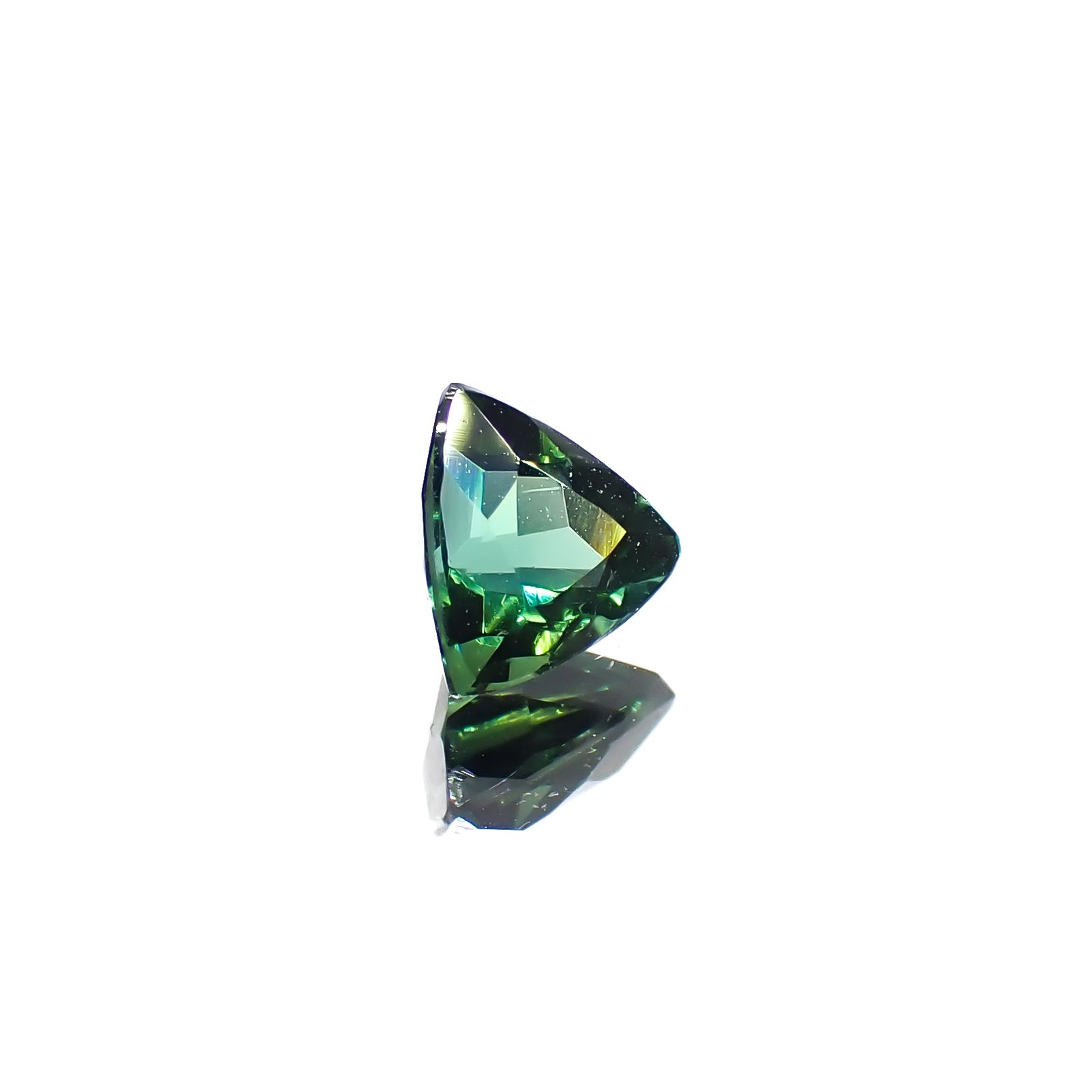 ブルーグリーントルマリン ブラジル産 0.37ct[240628384]4.8x4.7mm前後