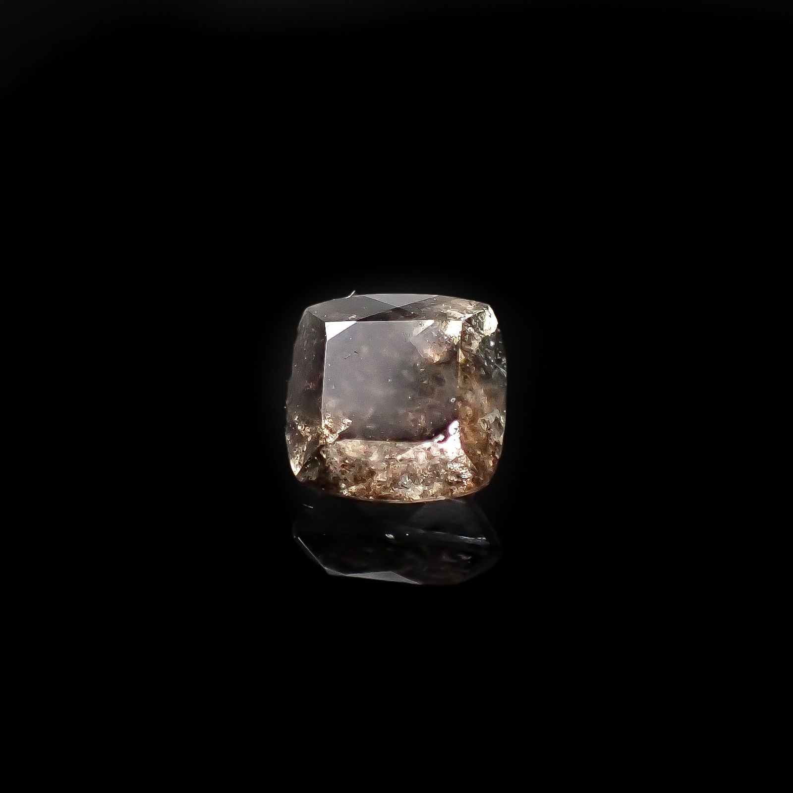 アベンチュリンアクアマリン ナイジェリア産 1.12ct[240226034]6.3x6.1mm前後