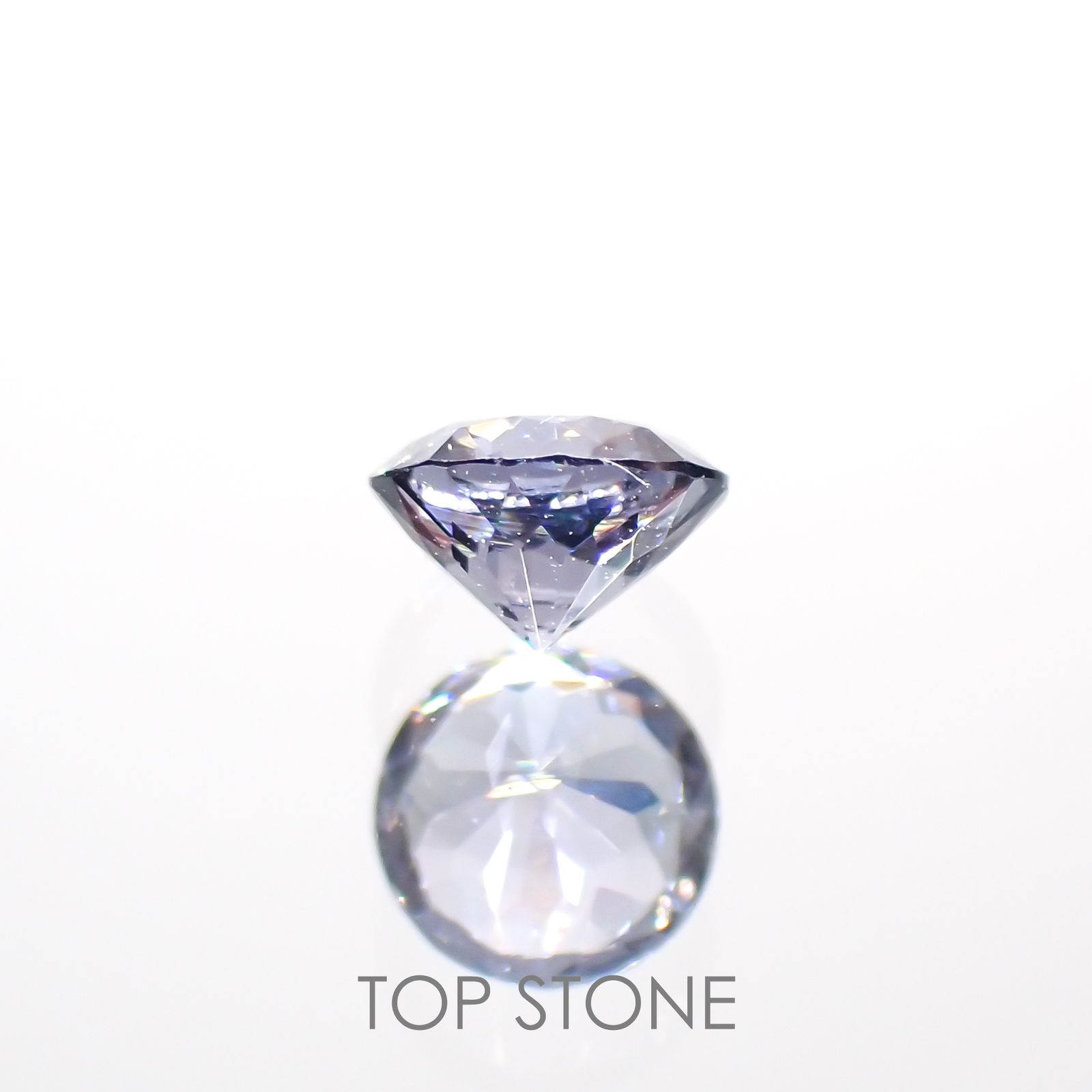 バイオレットスピネル(宝石名スピネル)ビルマ/マダガスカル産 0.25ct 識別済[220114555]3.8x3.8mm前後