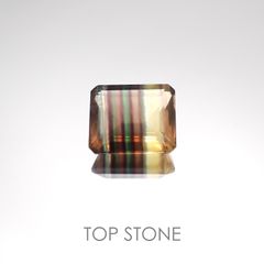 パーティカラーフローライト(宝石名パーティカラード・フルオライト) ブラジル産 6.58ct 識別済[20128500]12×9.9mm前後