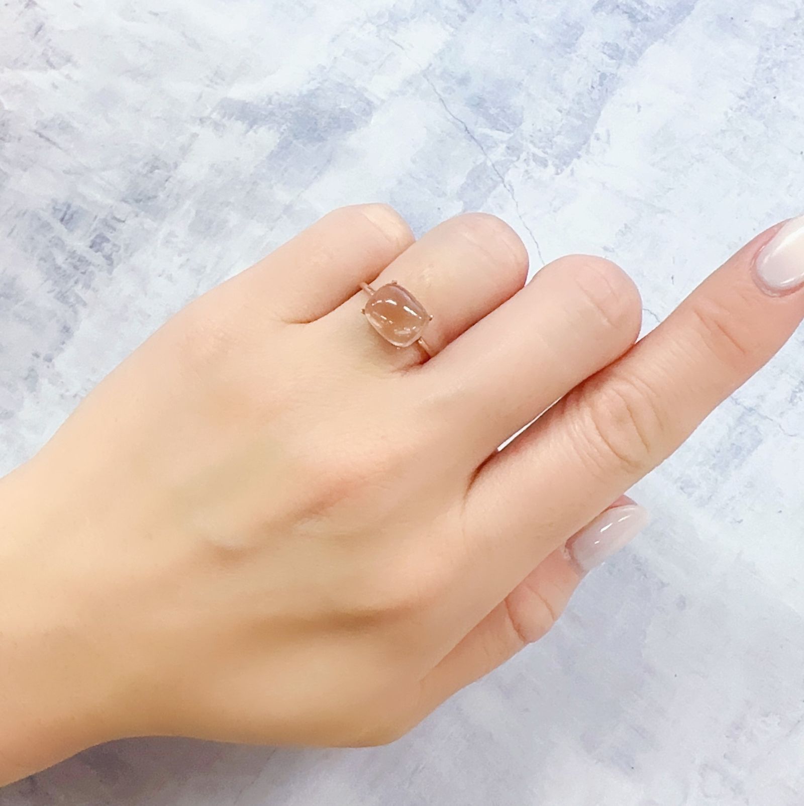オレゴンサンストーン アメリカ・オレゴン州産 2.78ct[230120216]9.8x7.8mm前後