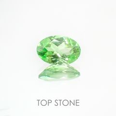 ミントガーネット タンザニア産 ルース 0.55ct[20117908]6.2×4.2mm前後