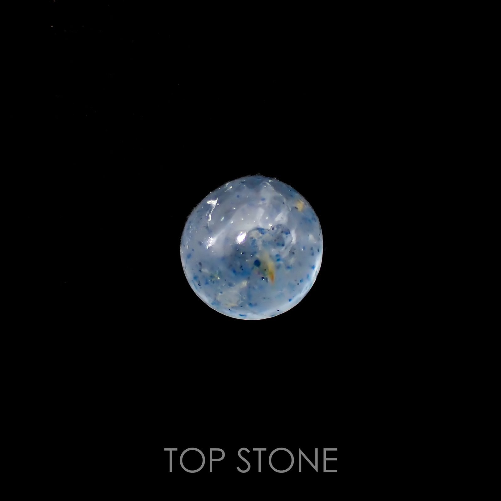 ラズライトインクォーツ(宝石名ラズライト イン クォーツ)アフガニスタン産 1.04ct 識別済[220918111]6.3x6.1mm前後