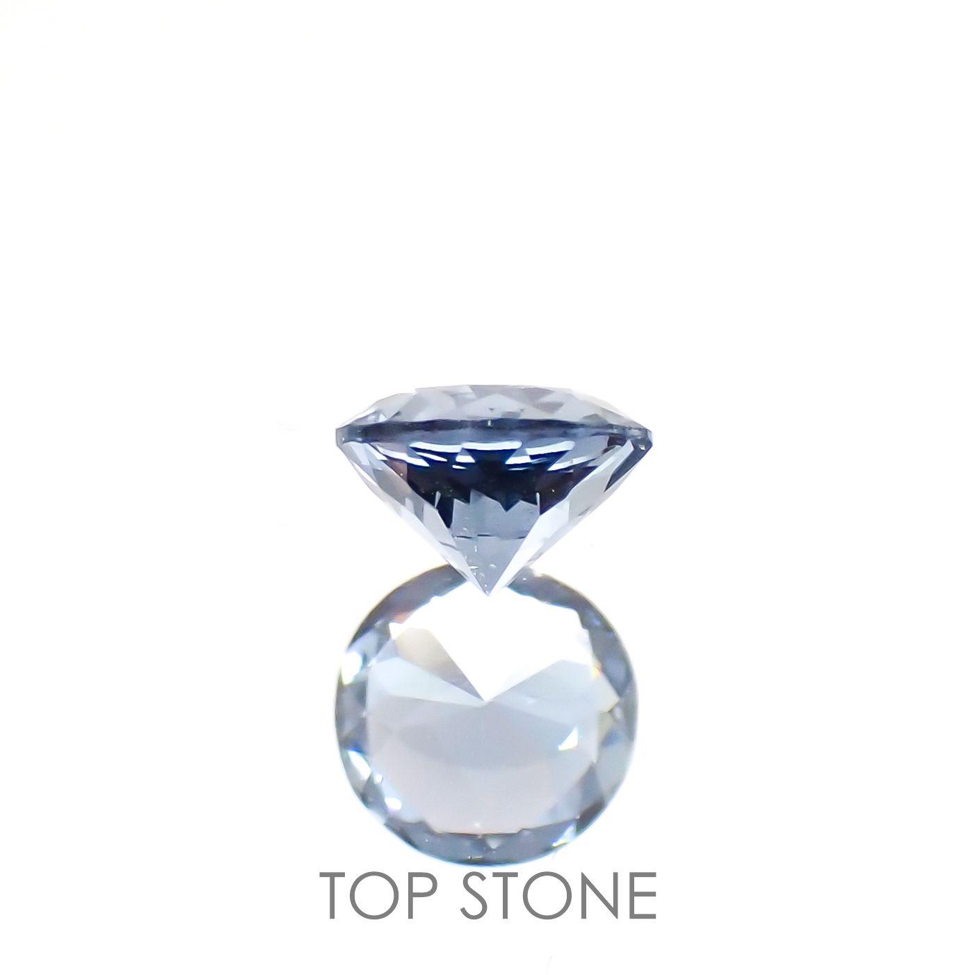 グレイッシュブルースピネル ビルマ産 ルース 0.32ct[210913138]4.1×4.1mm前後