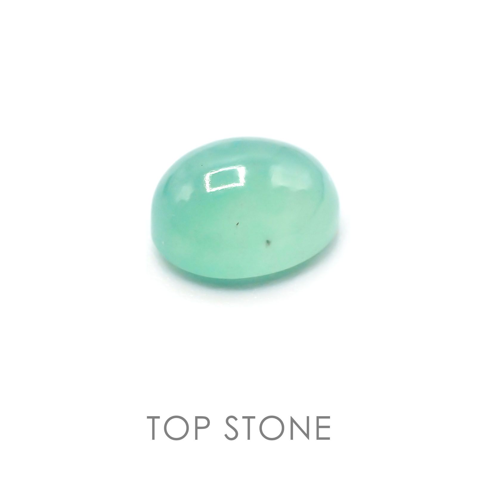 アクアプレーズ 南アフリカ産 ルース 2.86ct[20106924]9.9×8.0mm前後