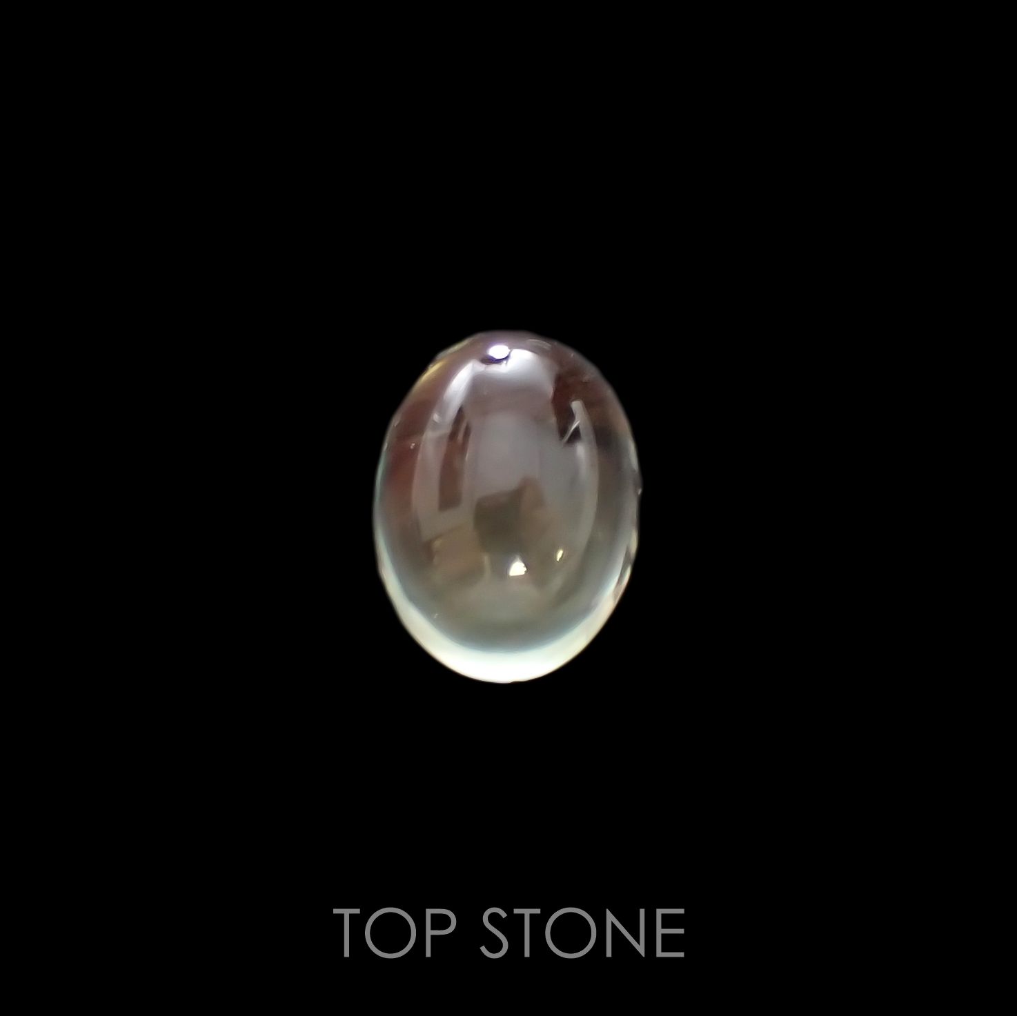バイカラーアンデシン(宝石名アンデシン)チベット産 2.01ct 識別済[220114687]8.5x6.5mm前後