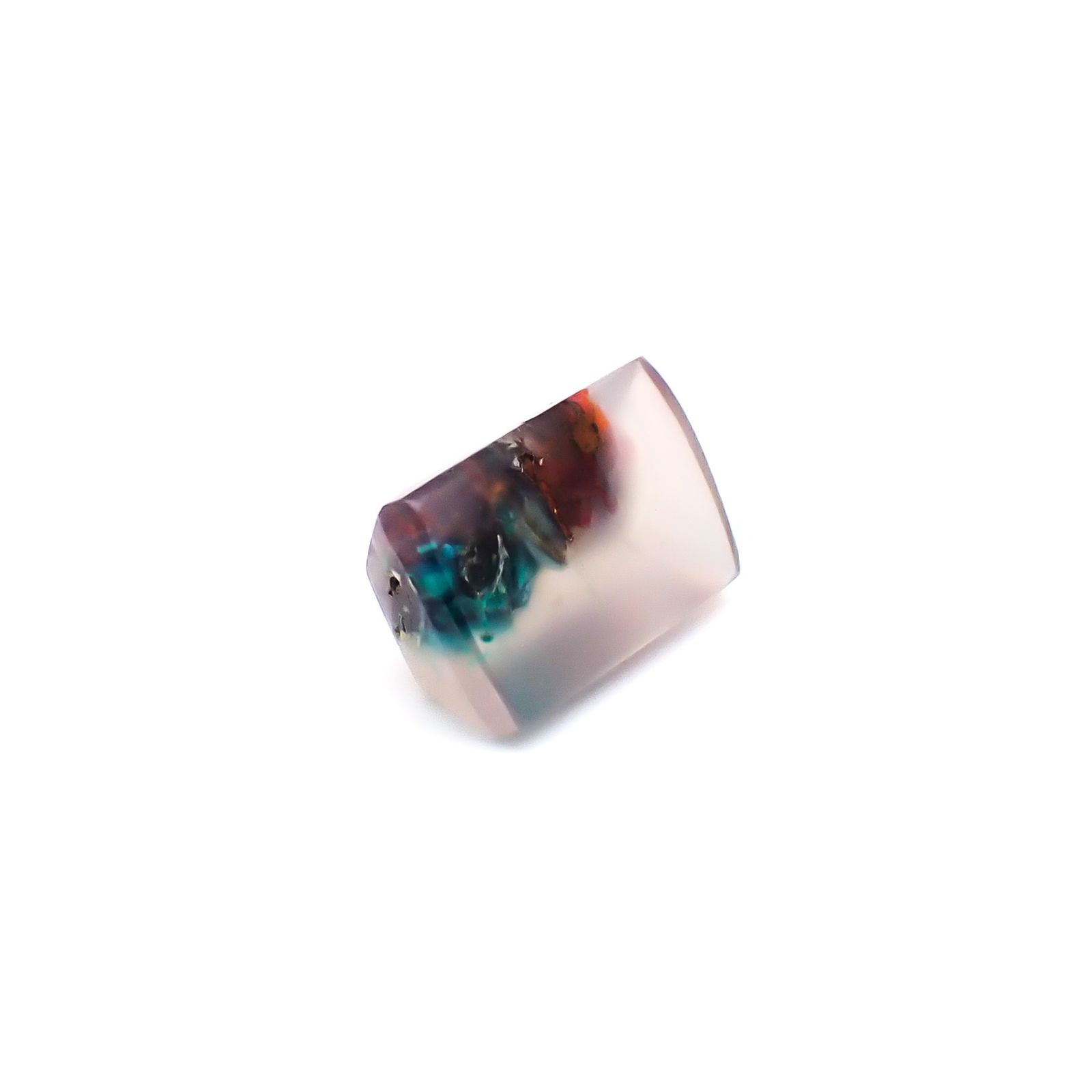 コッパークリソコラインカルセドニー インドネシア産 6.14ct / 13.8x8.3mm前後 [260932798]