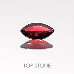 レッドスピネル(宝石名レッド・スピネル) タンザニア産 0.13ct 識別済[20117690]4.8×2.4mm前後