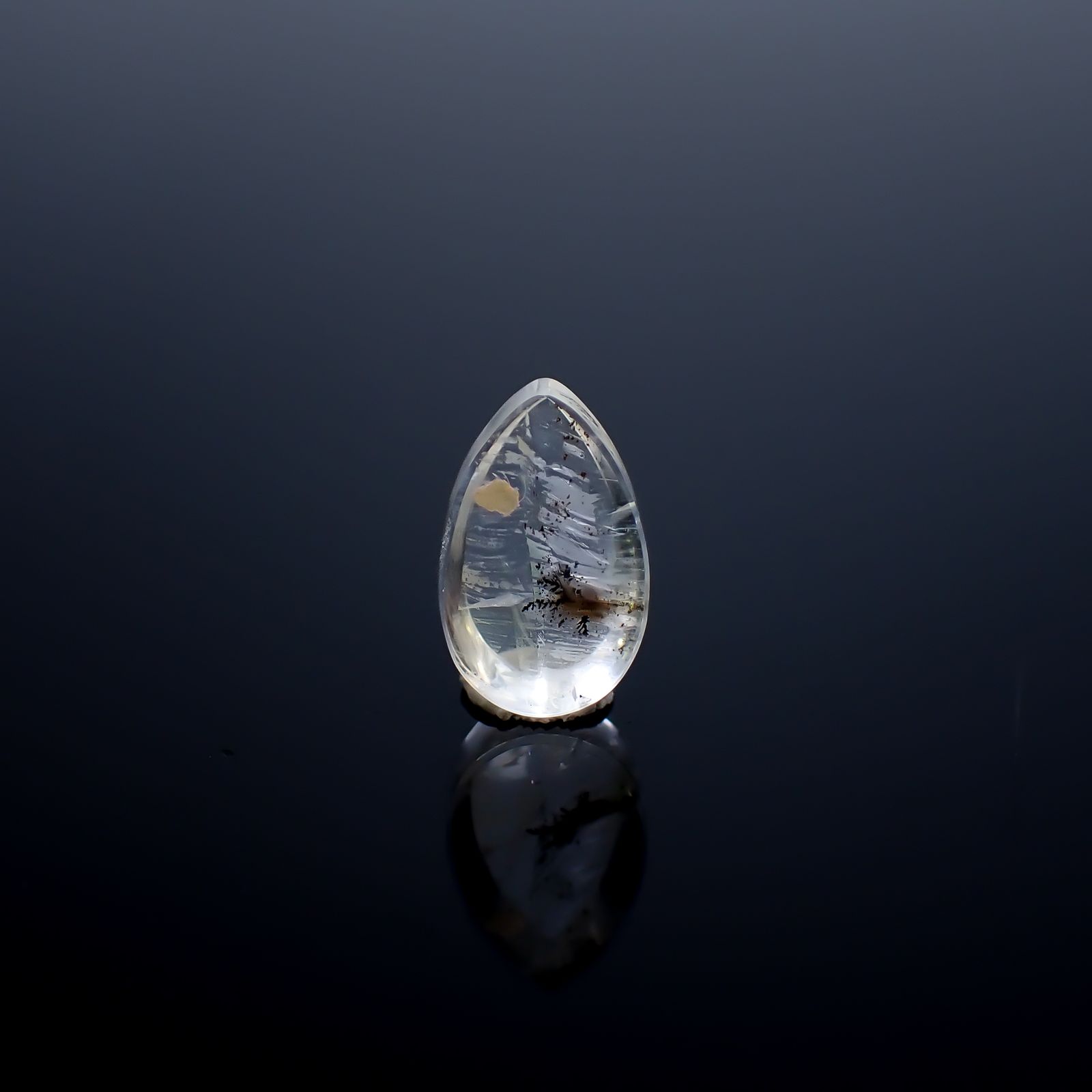デンドリチッククォーツ ブラジル産 1.72ct / 9x5.7mm前後 [260724030]