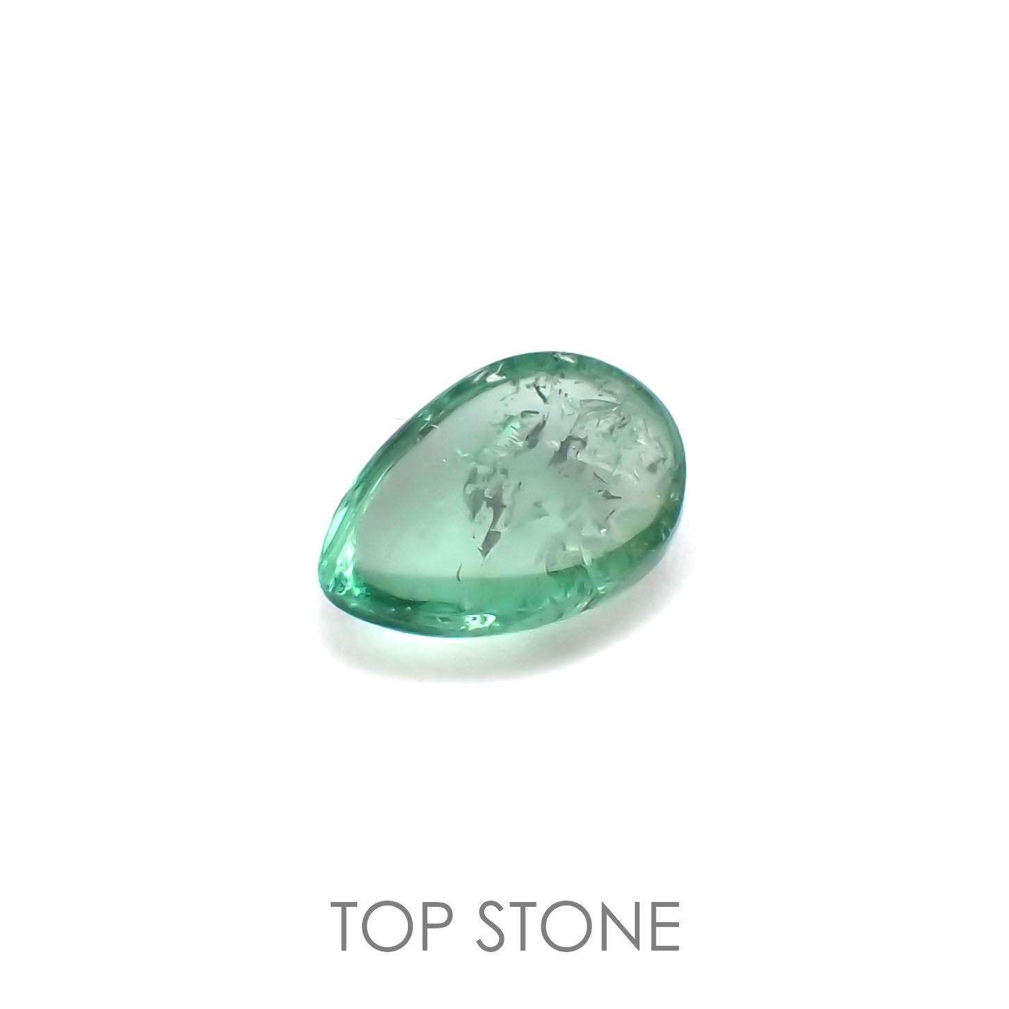フローライト フルオレッセンス(宝石名フルオライト)イギリス・ロジャリー鉱山産 1.96ct 識別済[211113769]9.2x6.5mm前後