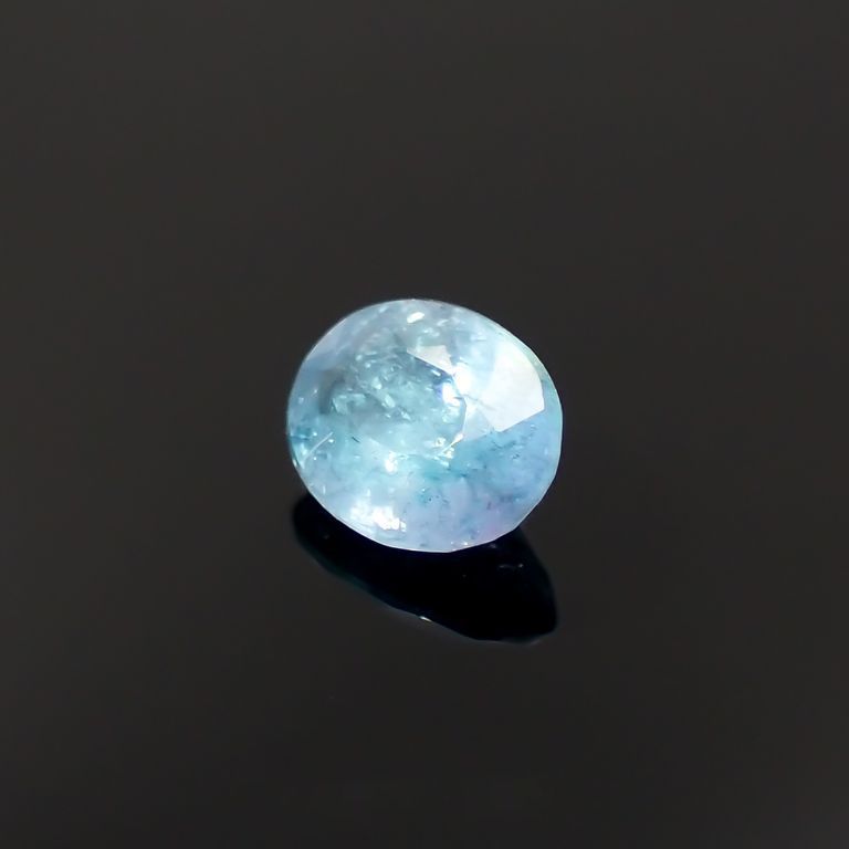 バイカラーパライバトルマリン 非加熱 ブラジル・バターリャ鉱山産 0.26ct[230220470]4.6x3.6mm前後