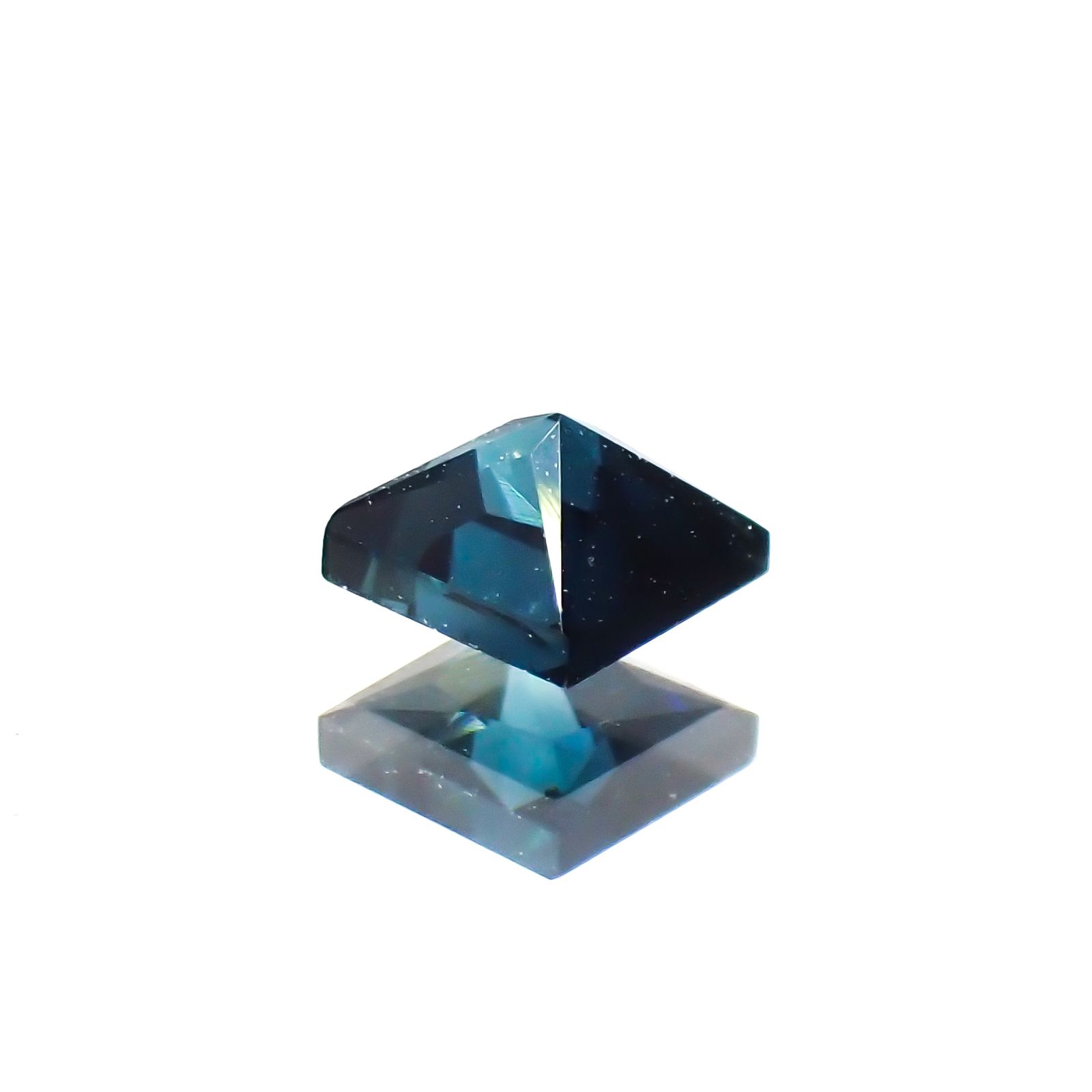 ◇プリンセスカット◇インディゴライト ブラジル産 0.19ct[230923521]3.1x3mm前後